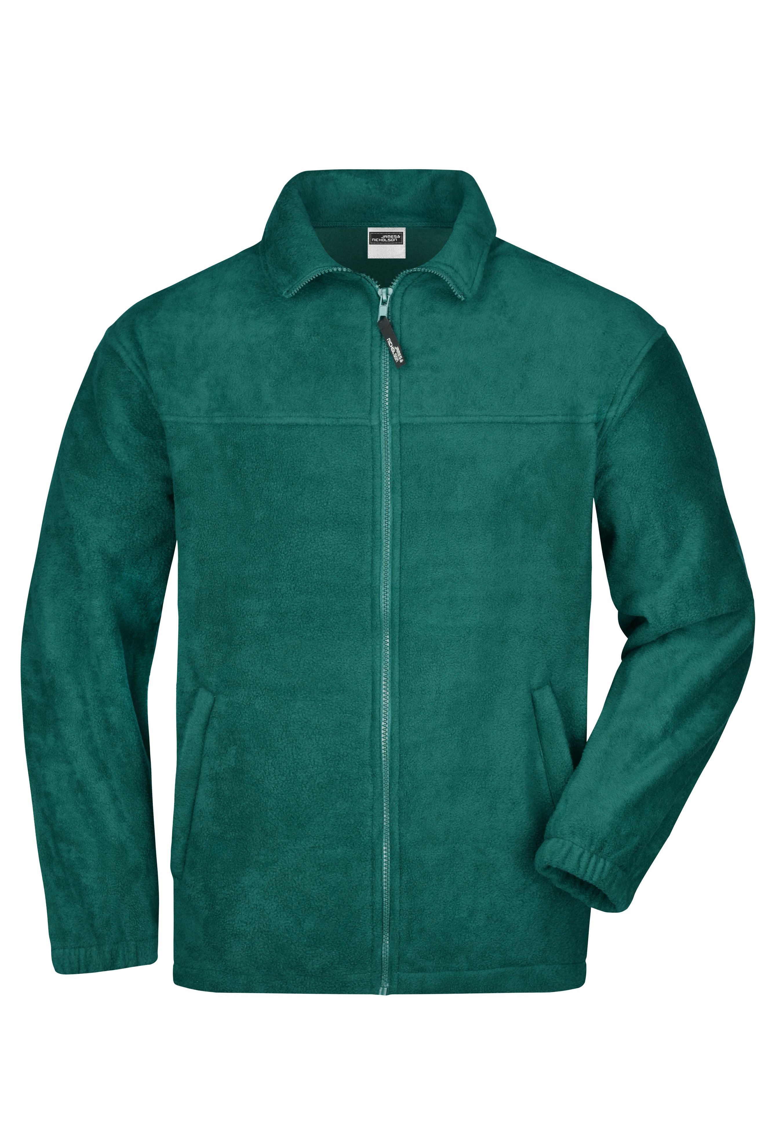 JN044 - Full-Zip Fleece in dark-green Größe S von Daiber