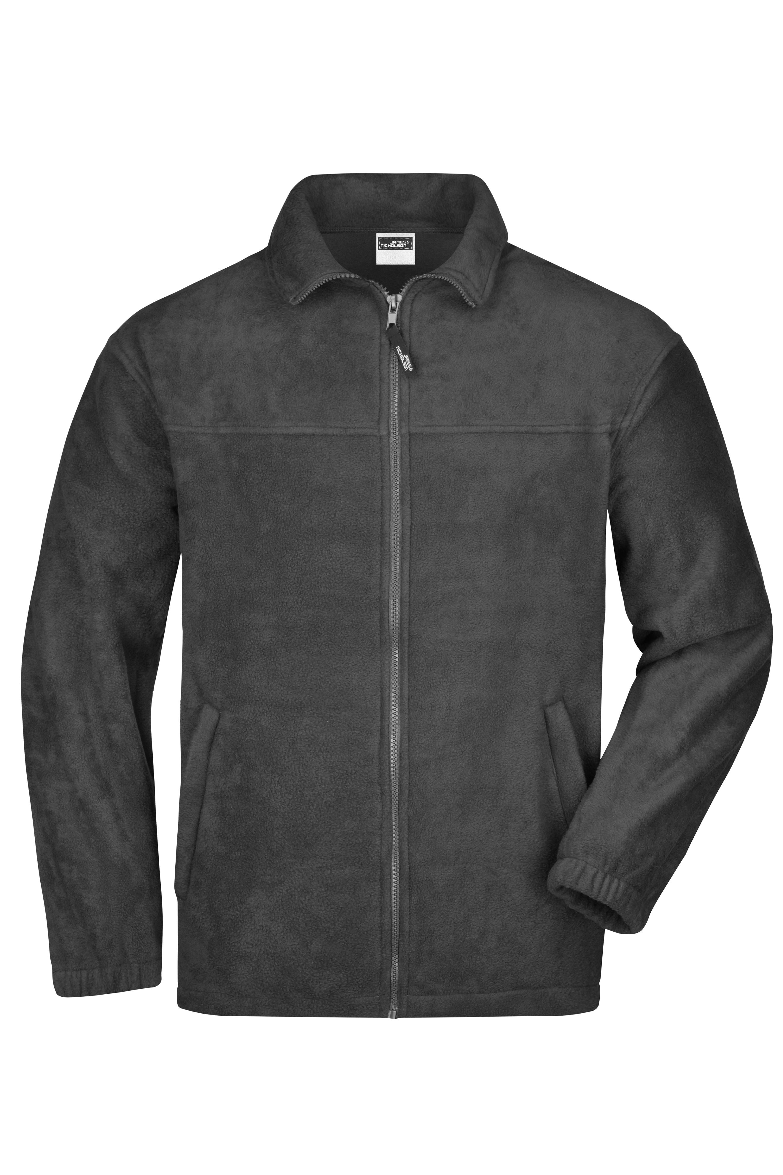 JN044 - Full-Zip Fleece in dark-grey Größe S von Daiber