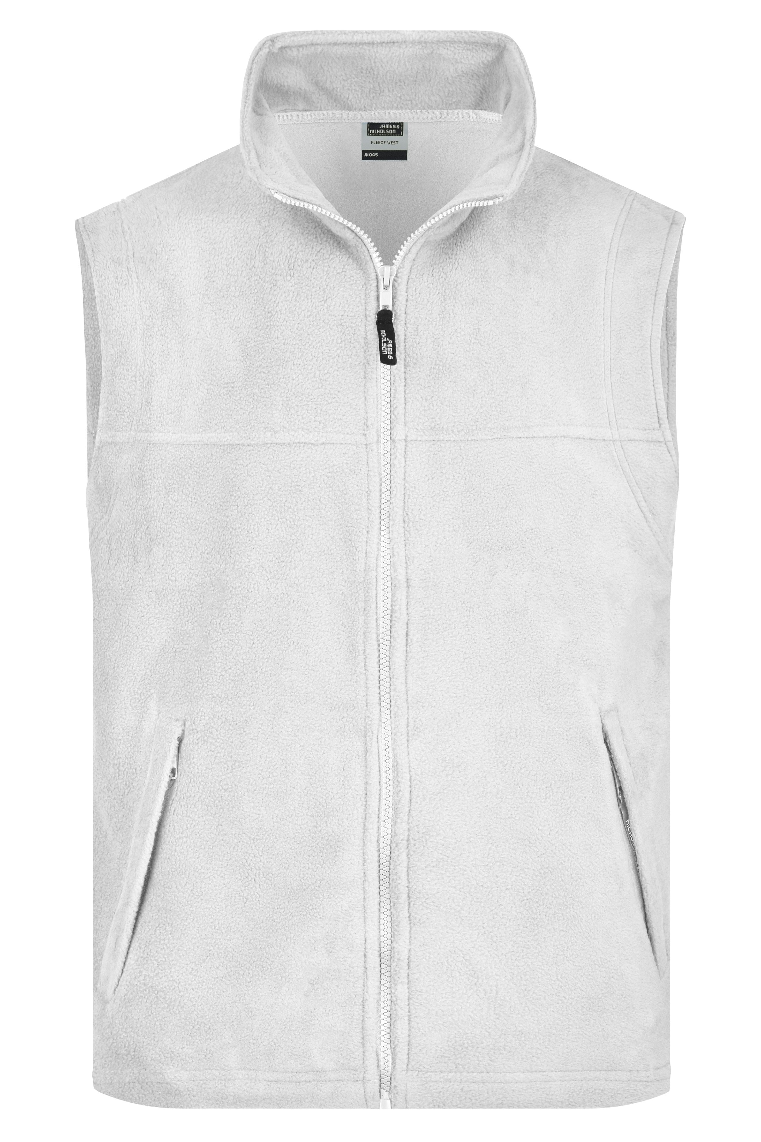 JN045 - Fleece Vest in white Größe S von Daiber