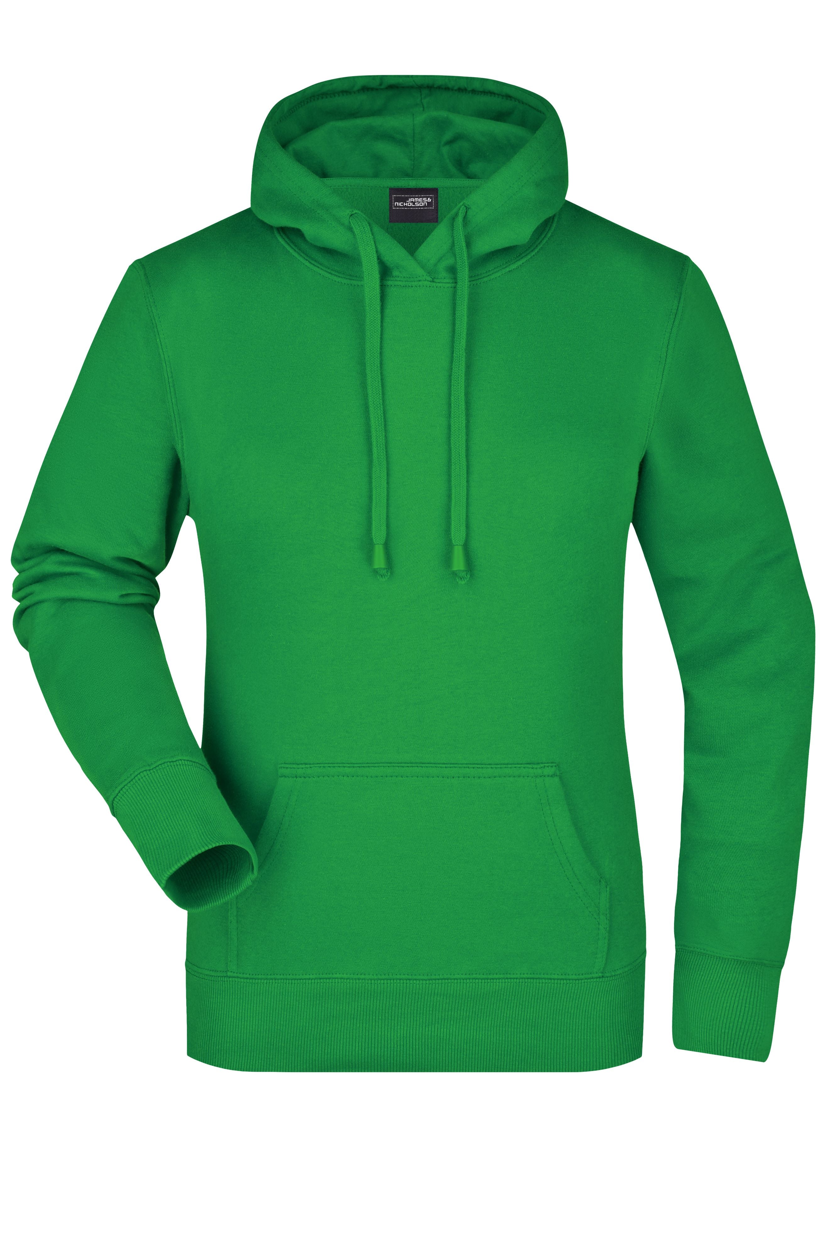 JN051 - Ladies' Hooded Sweat in fern-green Größe S von Daiber