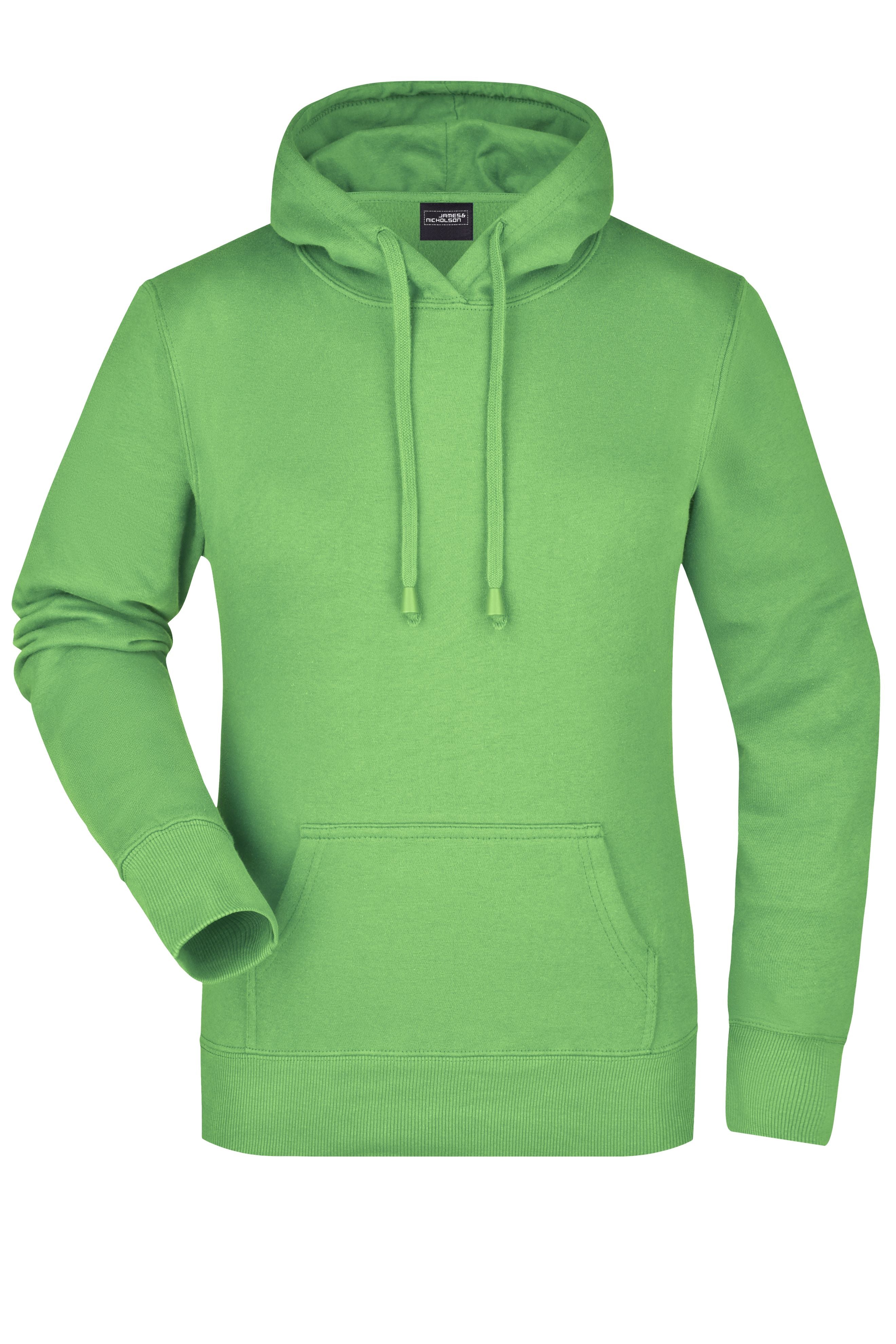 JN051 - Ladies' Hooded Sweat in lime-green Größe S von Daiber