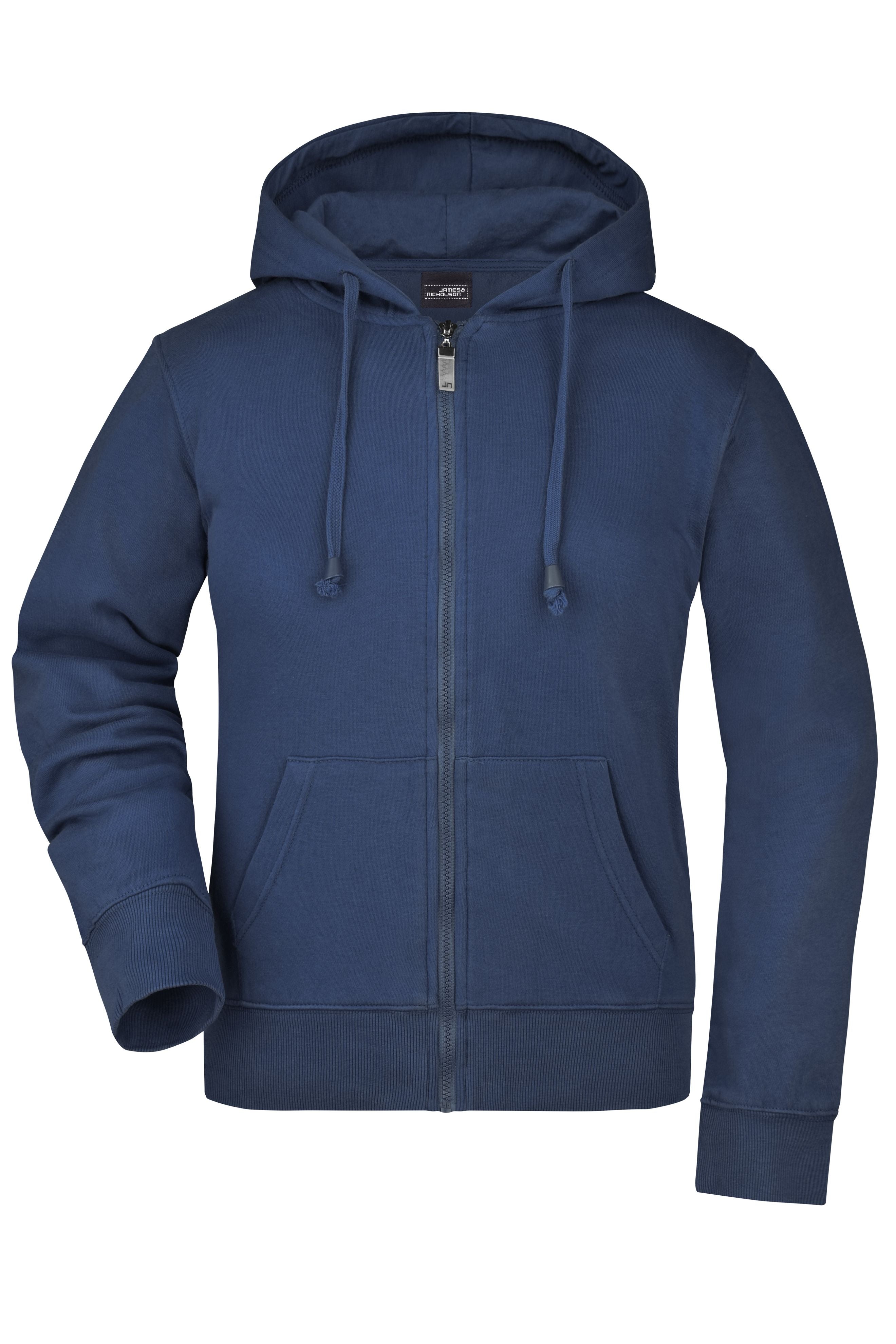 JN053 - Ladies' Hooded Jacket in navy Größe S von Daiber