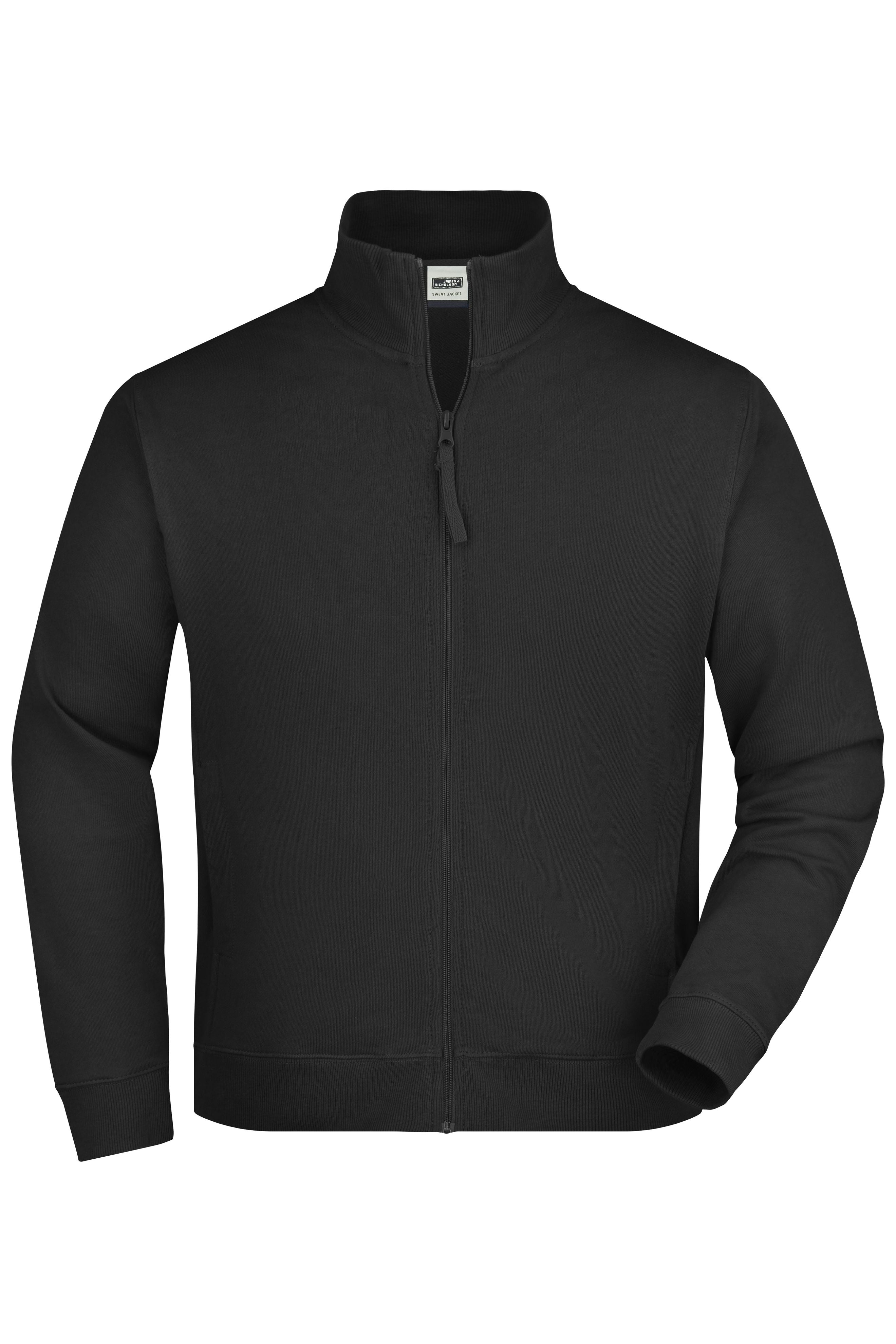 JN058 - Sweat Jacket in black Größe S von Daiber