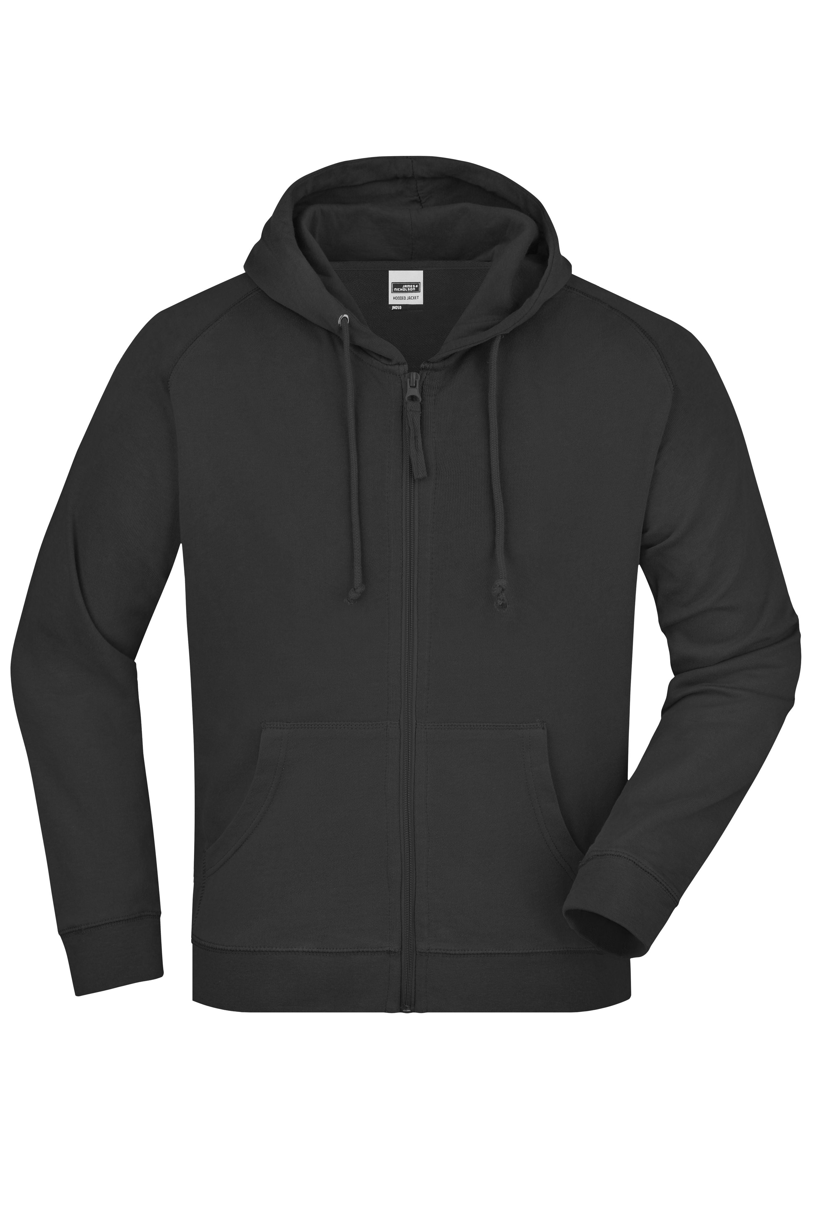 JN059 - Hooded Jacket in black Größe S von Daiber