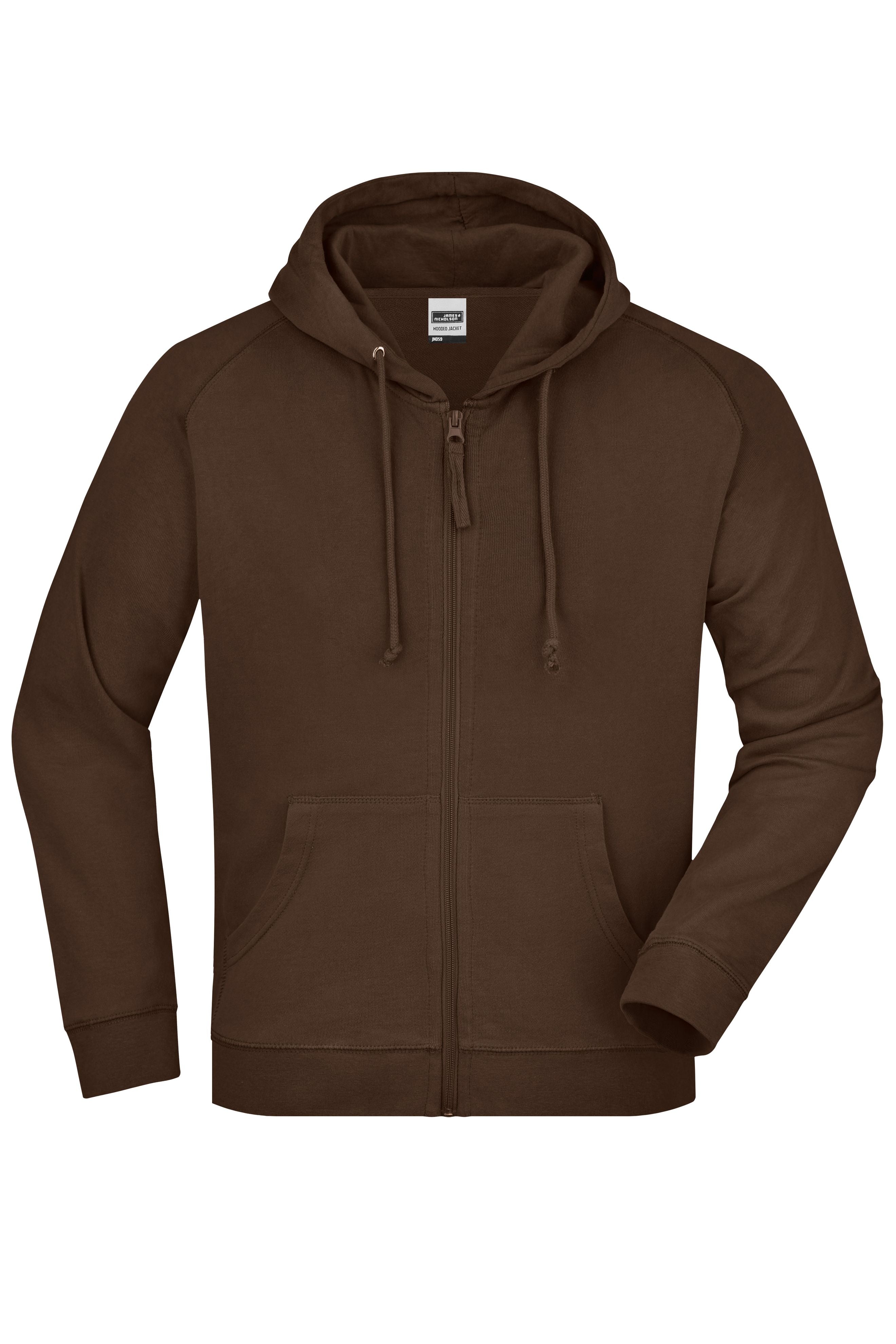 JN059 - Hooded Jacket in brown Größe S von Daiber
