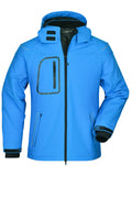 JN1000 - Men’s Winter Softshell Jacket in aqua Größe S von Daiber