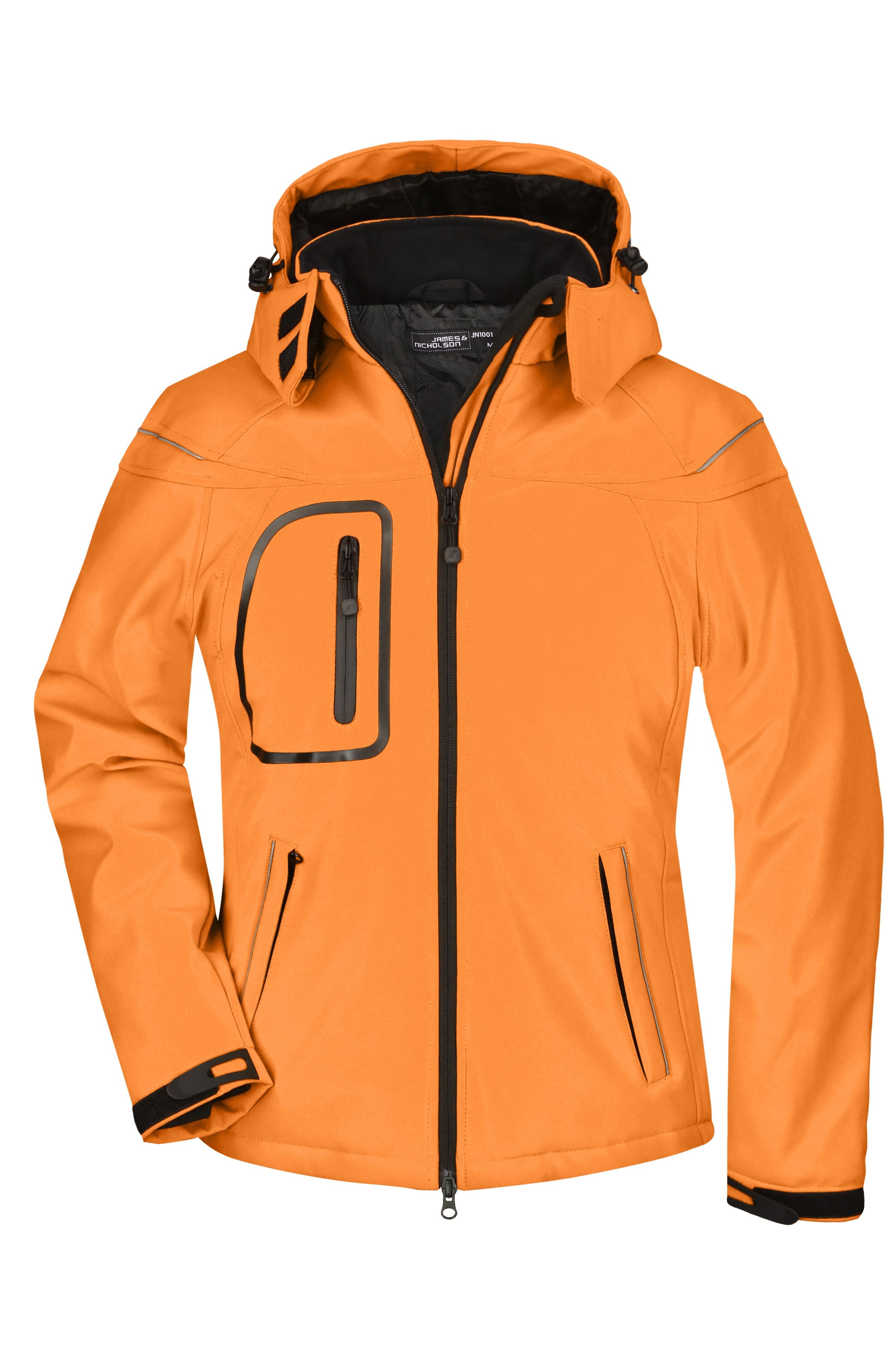 JN1001 - Ladies' Winter Softshell Jacket in orange Größe S von Daiber