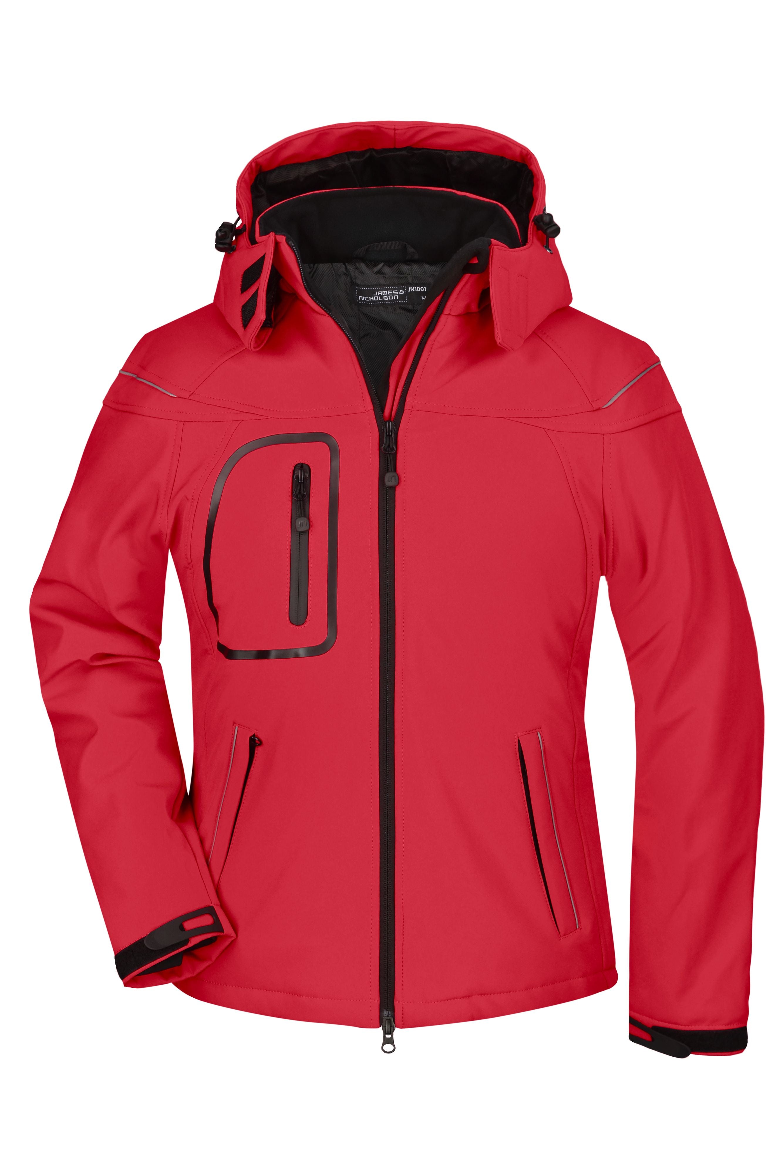 JN1001 - Ladies' Winter Softshell Jacket in red Größe S von Daiber