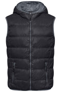 JN1062 - Men's Down Vest in black/grey Größe S von Daiber