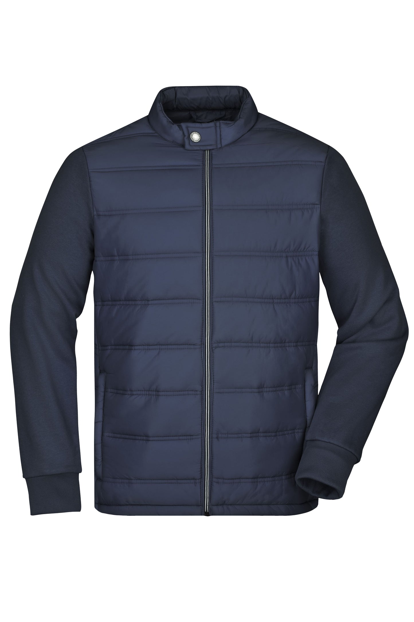 JN1124 - Men's Hybrid Sweat Jacket in navy Größe S von Daiber