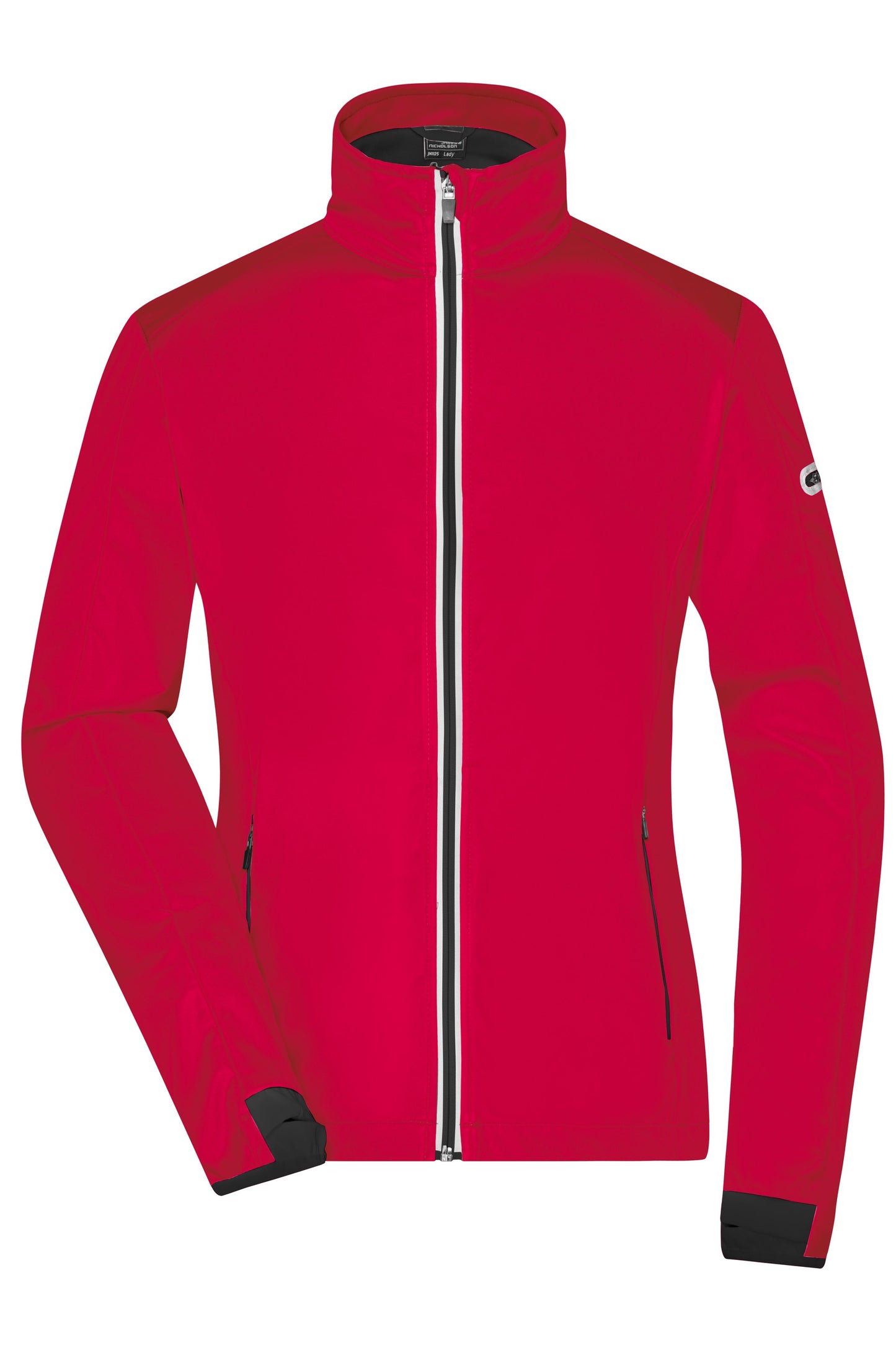 JN1125 - Ladies' Sports Softshell Jacket in light-red/black Größe S von Daiber