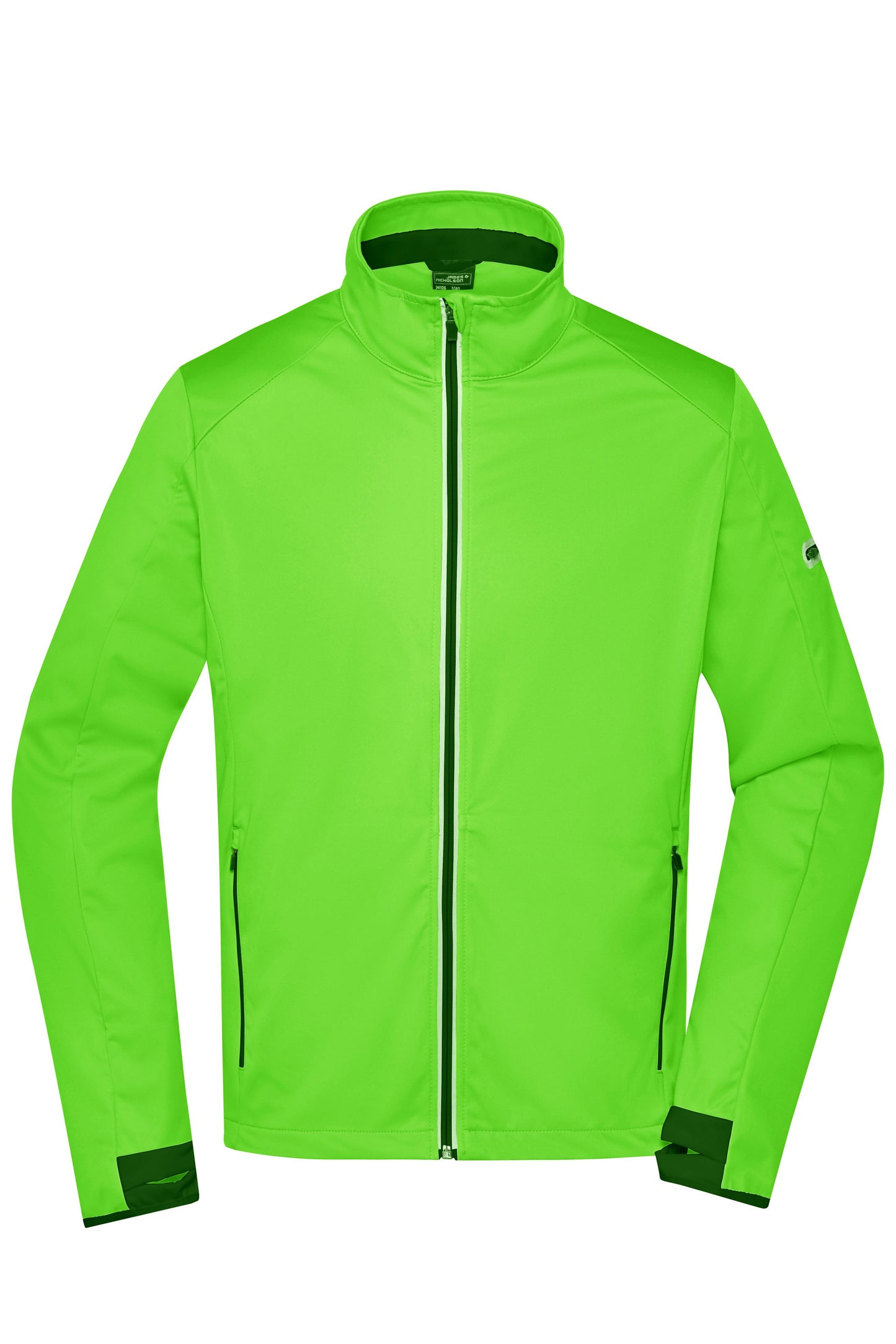 JN1126 - Men's Sports Softshell Jacket in bright-green/black Größe S von Daiber