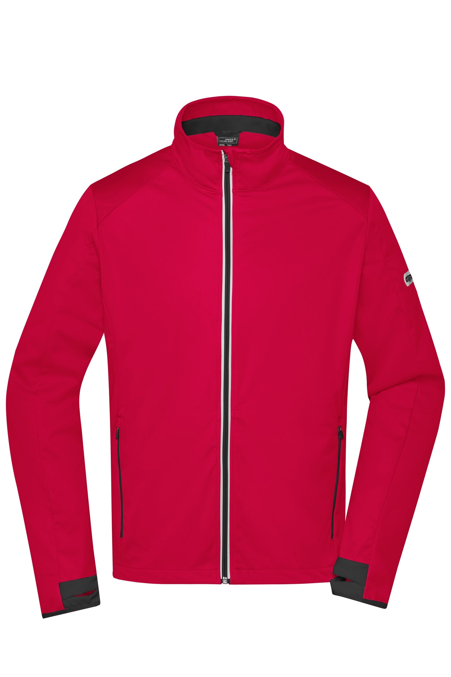 JN1126 - Men's Sports Softshell Jacket in light-red/black Größe S von Daiber