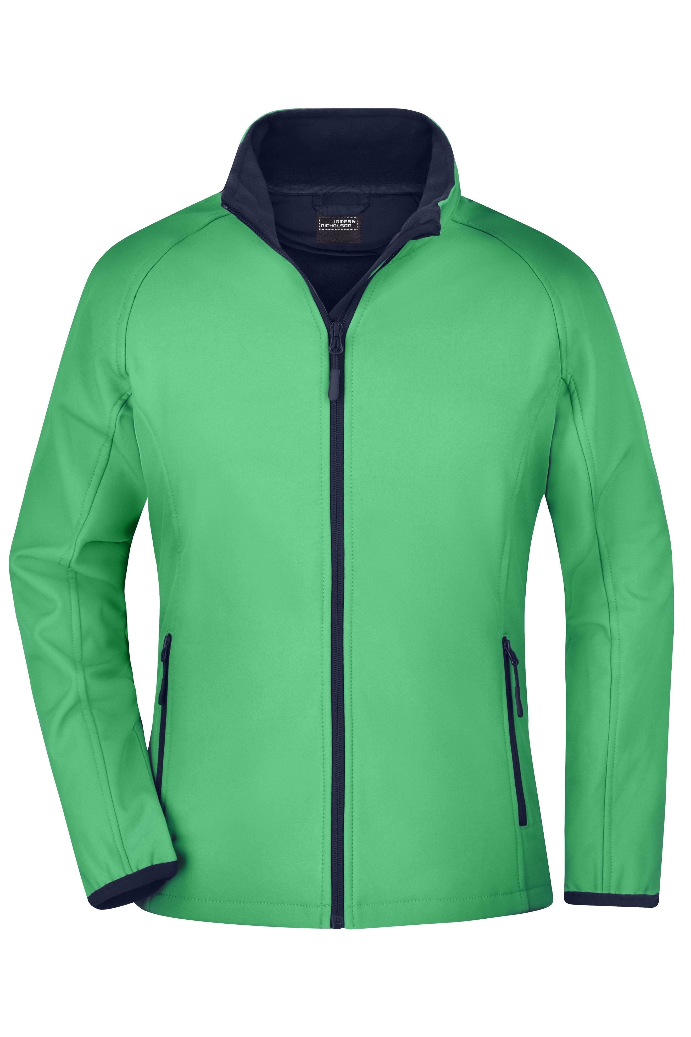 JN1129 - Ladies' Promo Softshell Jacket in green/navy Größe S von Daiber