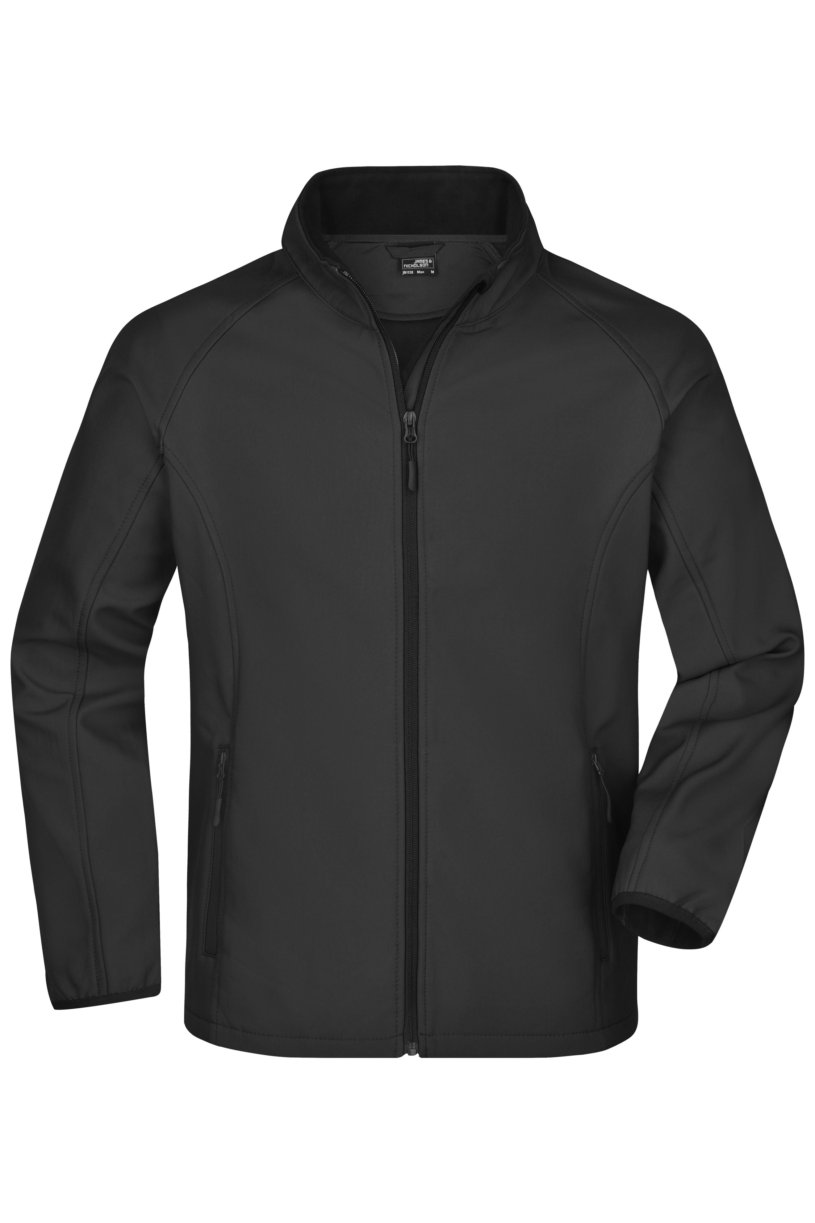 JN1130 - Men's Promo Softshell Jacket in black/black Größe S von Daiber