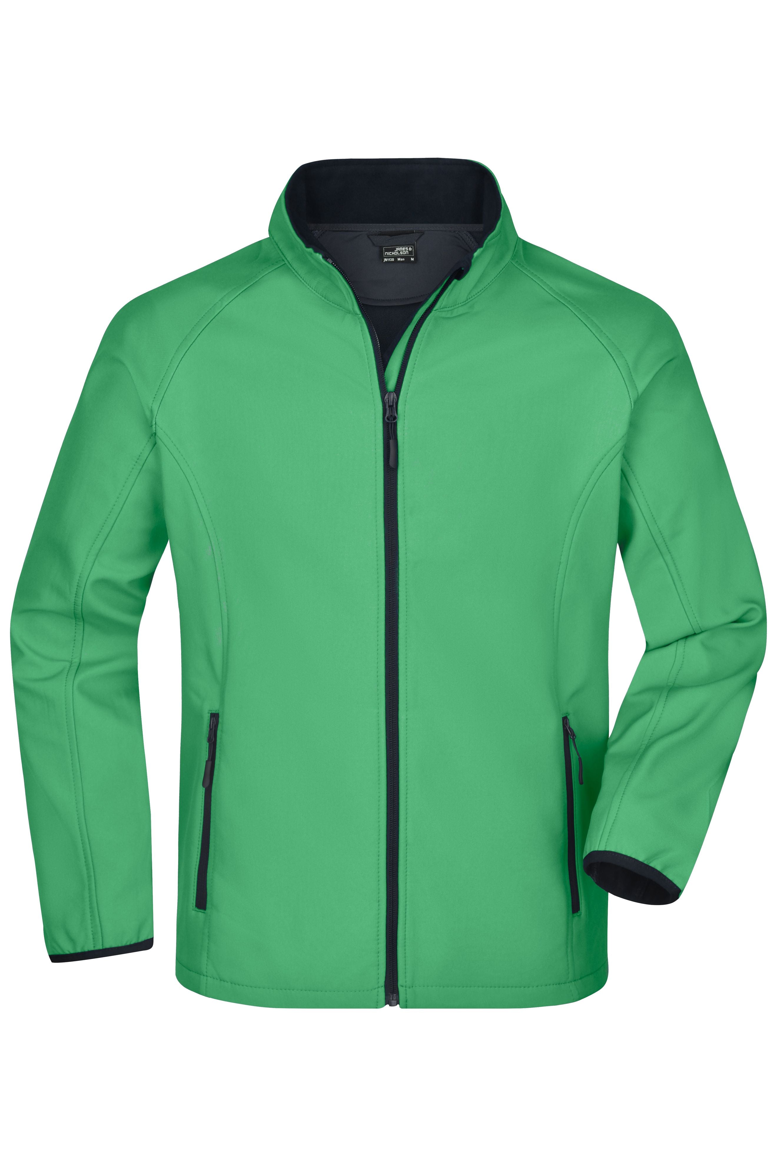 JN1130 - Men's Promo Softshell Jacket in green/navy Größe S von Daiber