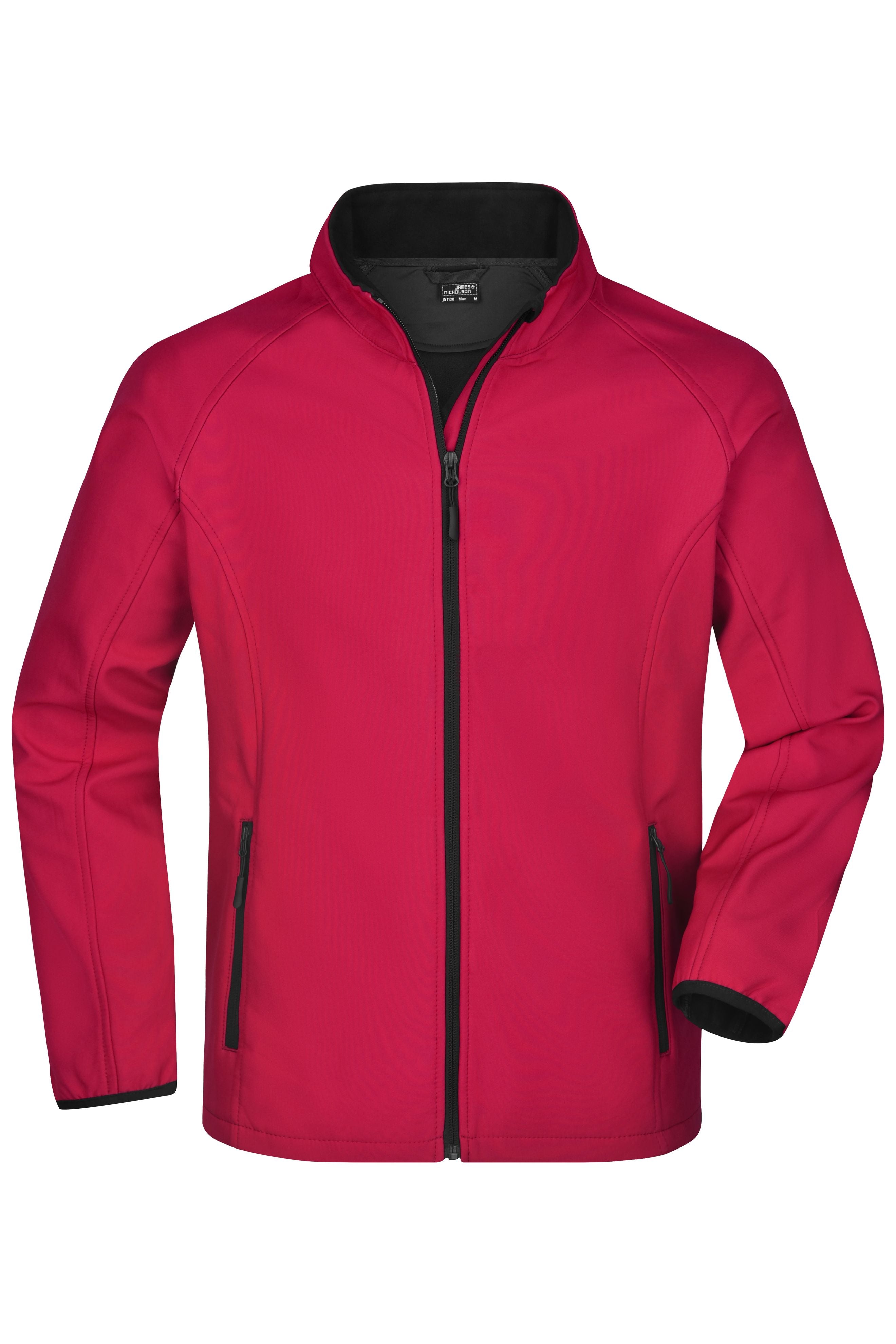 JN1130 - Men's Promo Softshell Jacket in red/black Größe S von Daiber