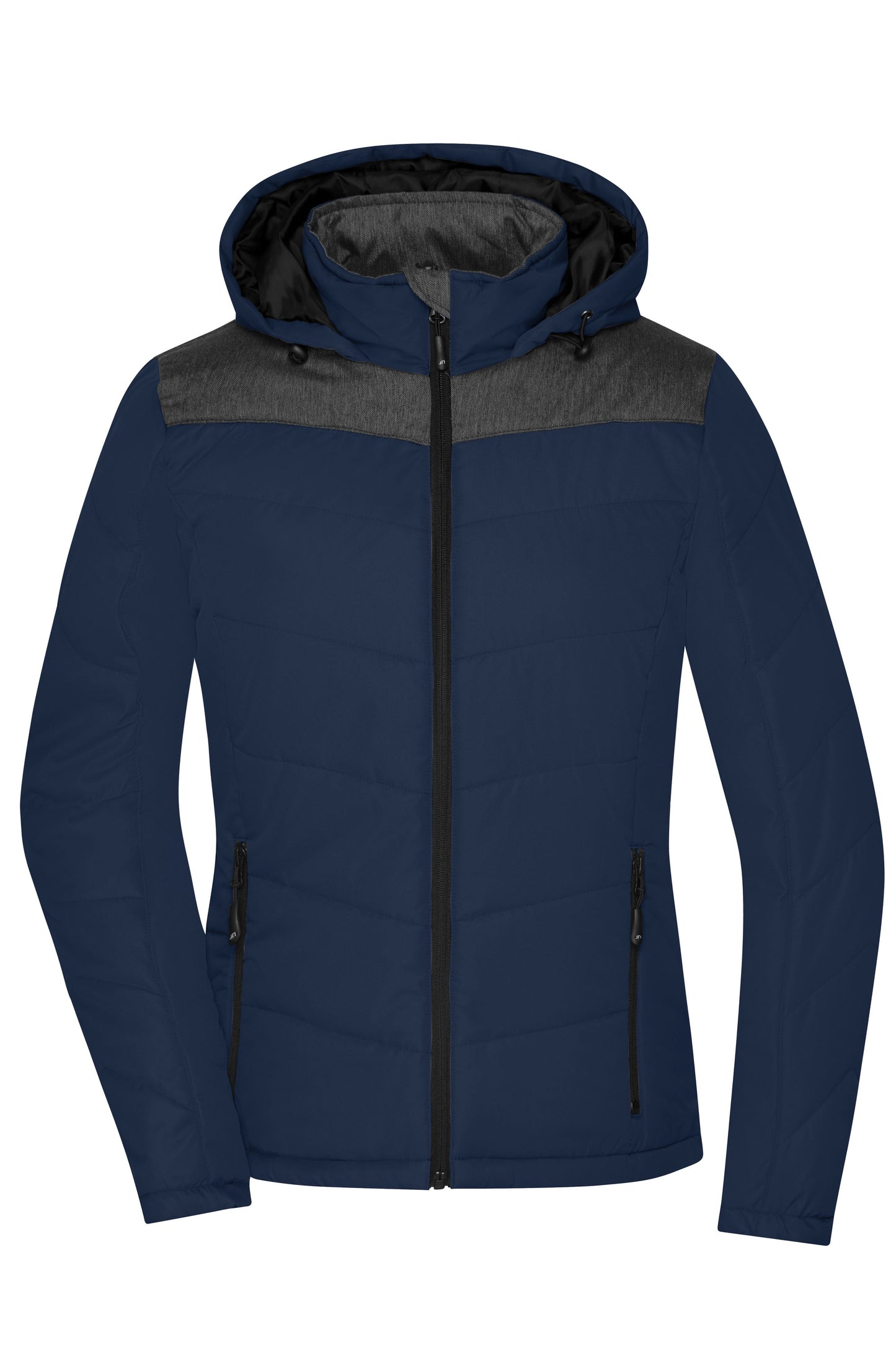 JN1133 - Ladies' Winter Jacket in navy/anthracite-melange Größe S von Daiber