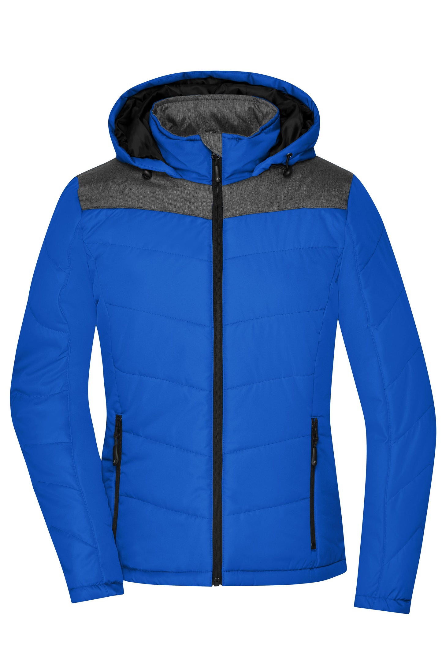 JN1133 - Ladies' Winter Jacket in royal/anthracite-melange Größe S von Daiber
