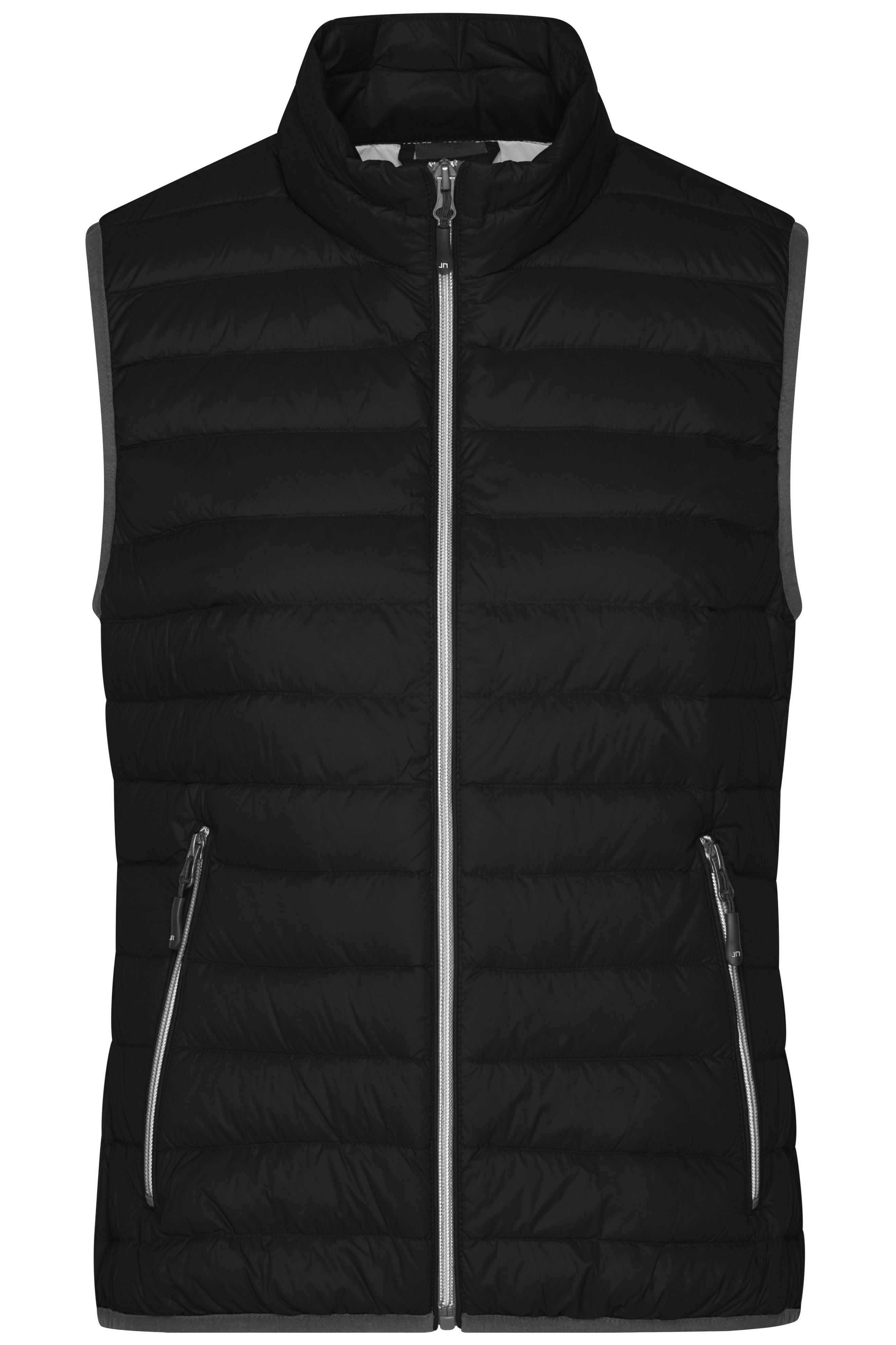 JN1137 - Ladies' Down Vest in black/silver Größe S von Daiber