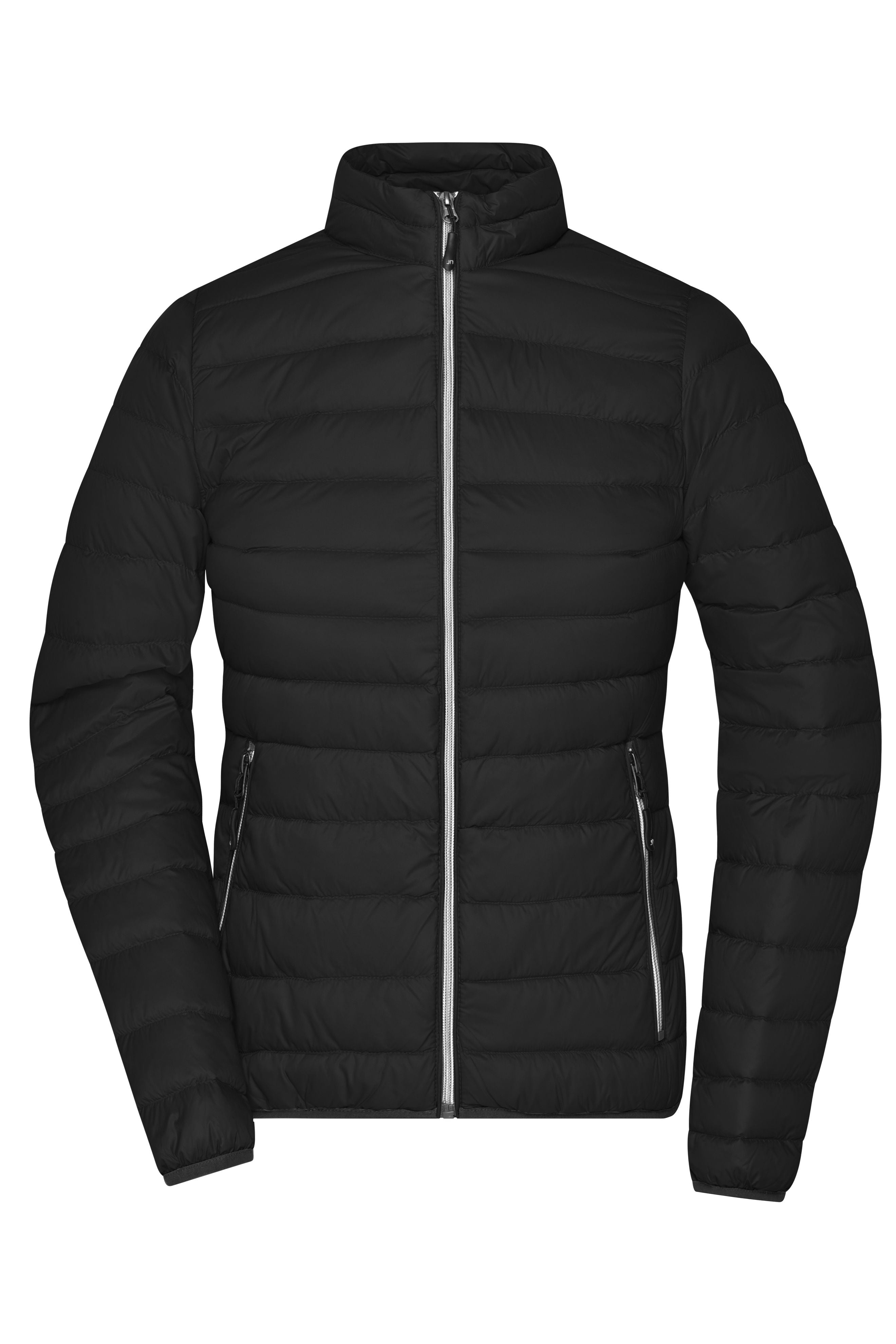 JN1139 - Ladies' Down Jacket in black/silver Größe S von Daiber