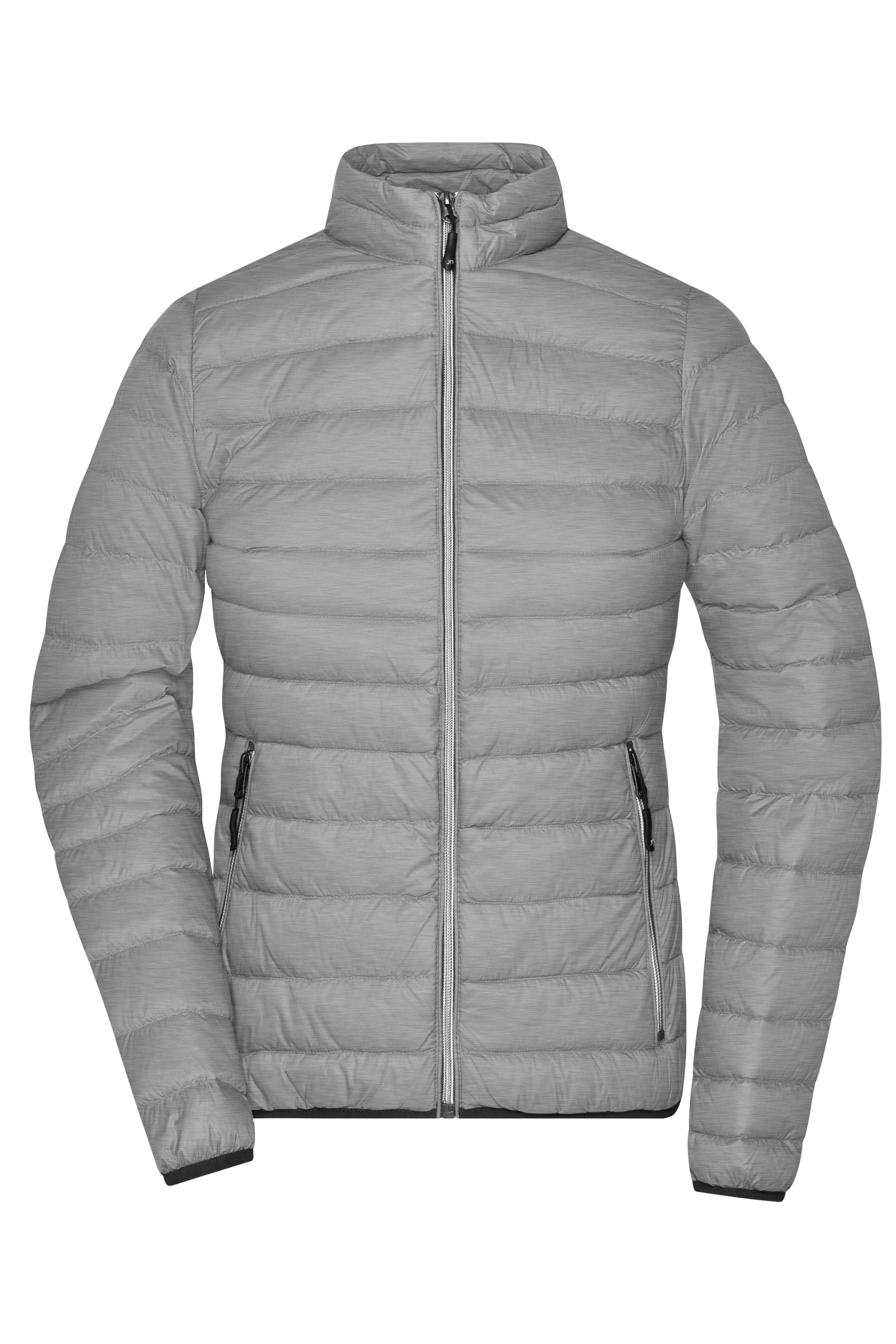 JN1139 - Ladies' Down Jacket in silver-melange/graphite Größe S von Daiber
