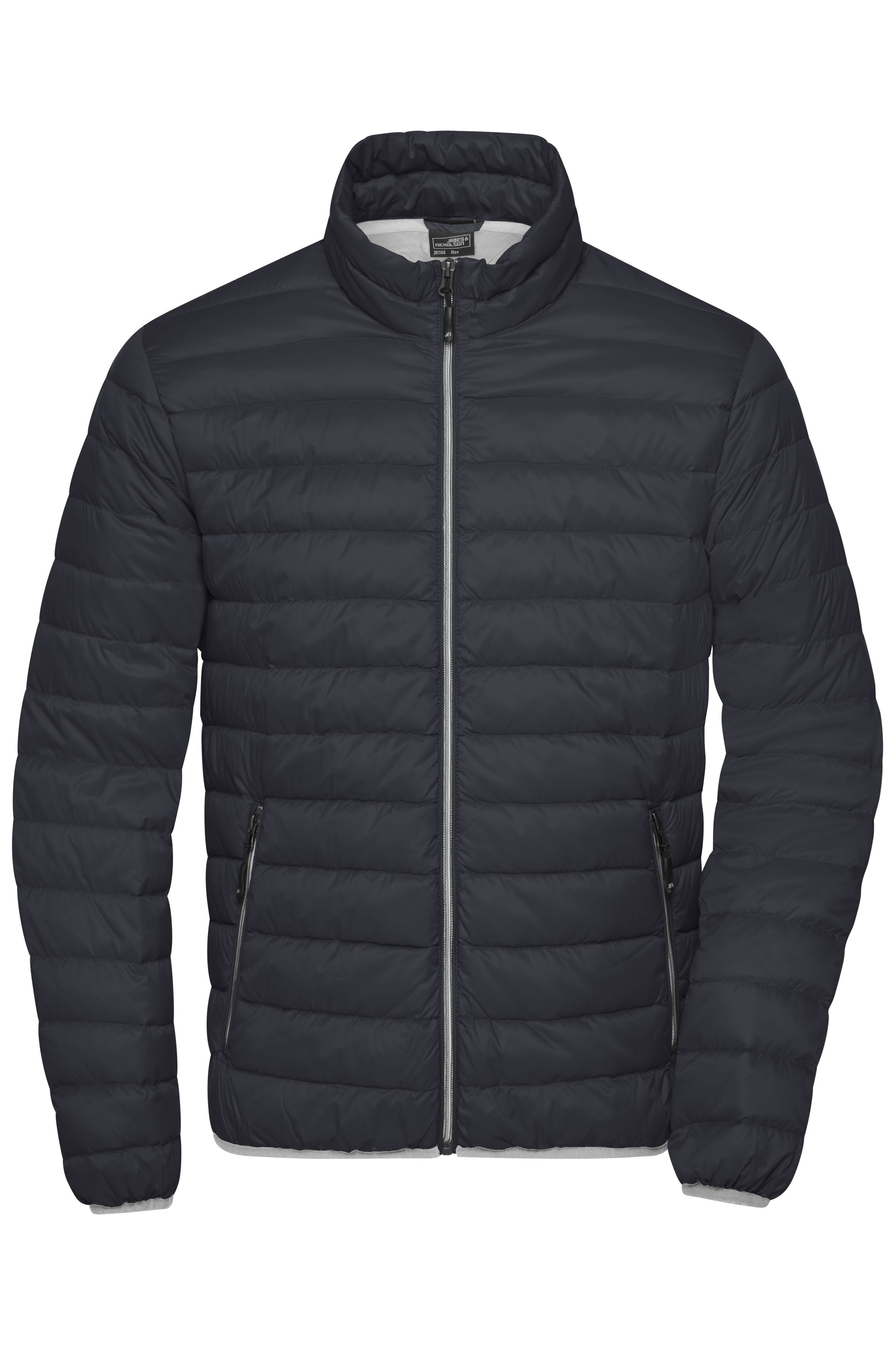 JN1140 - Men's Down Jacket in graphite/silver Größe S von Daiber
