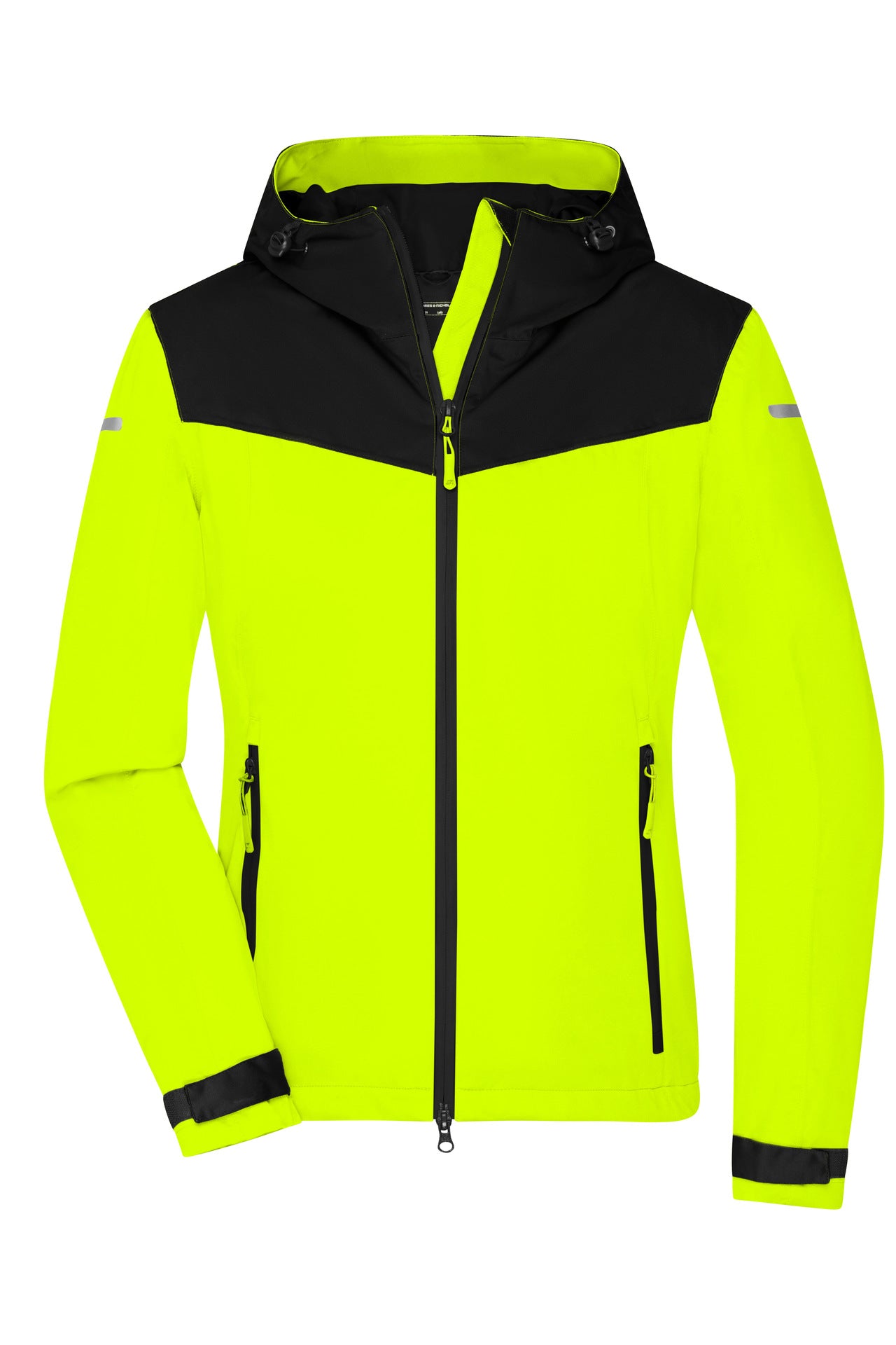 JN1179 - Ladies' Allweather Jacket in bright-yellow/black Größe XS von Daiber