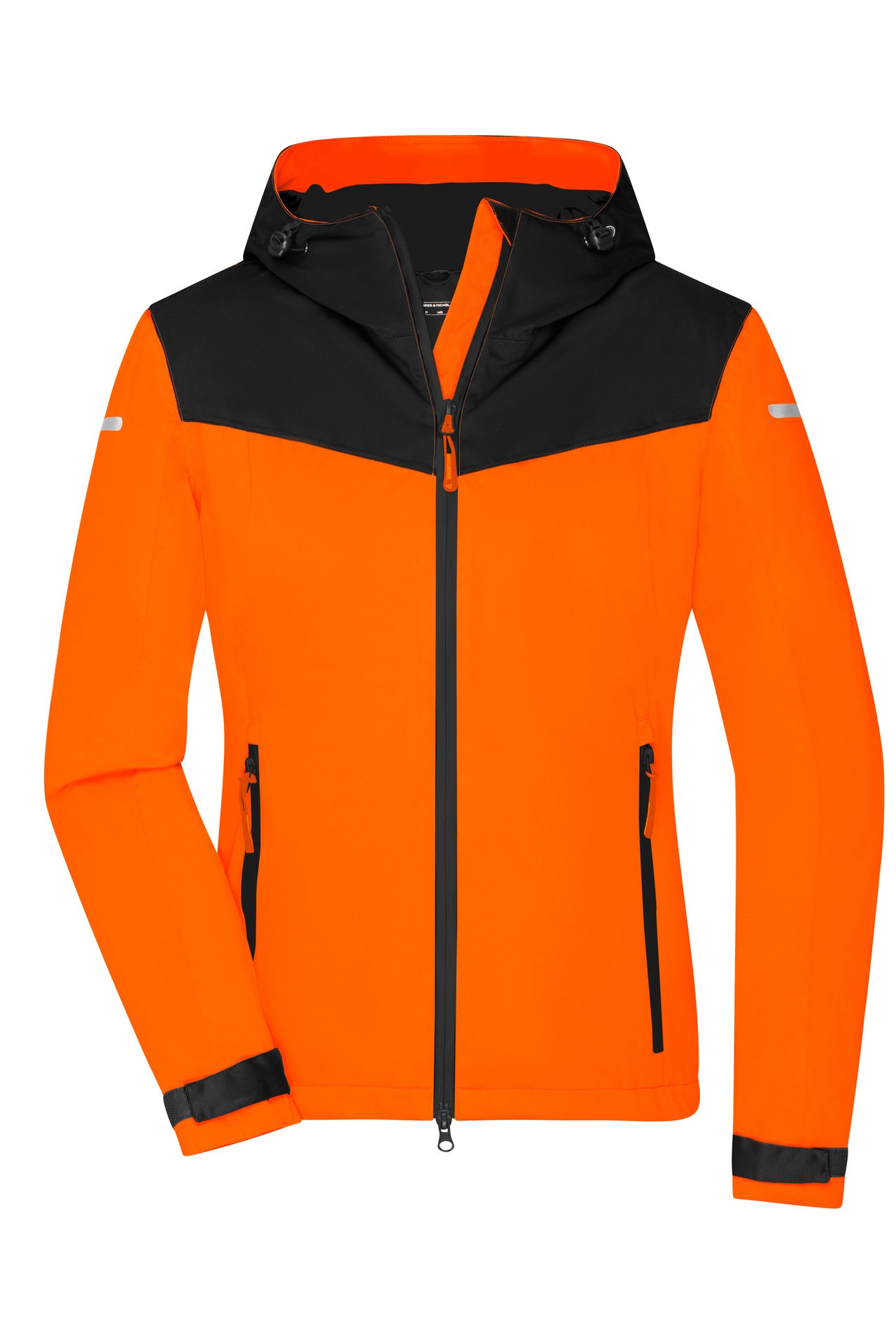 JN1179 - Ladies' Allweather Jacket in neon-orange/black Größe XS von Daiber