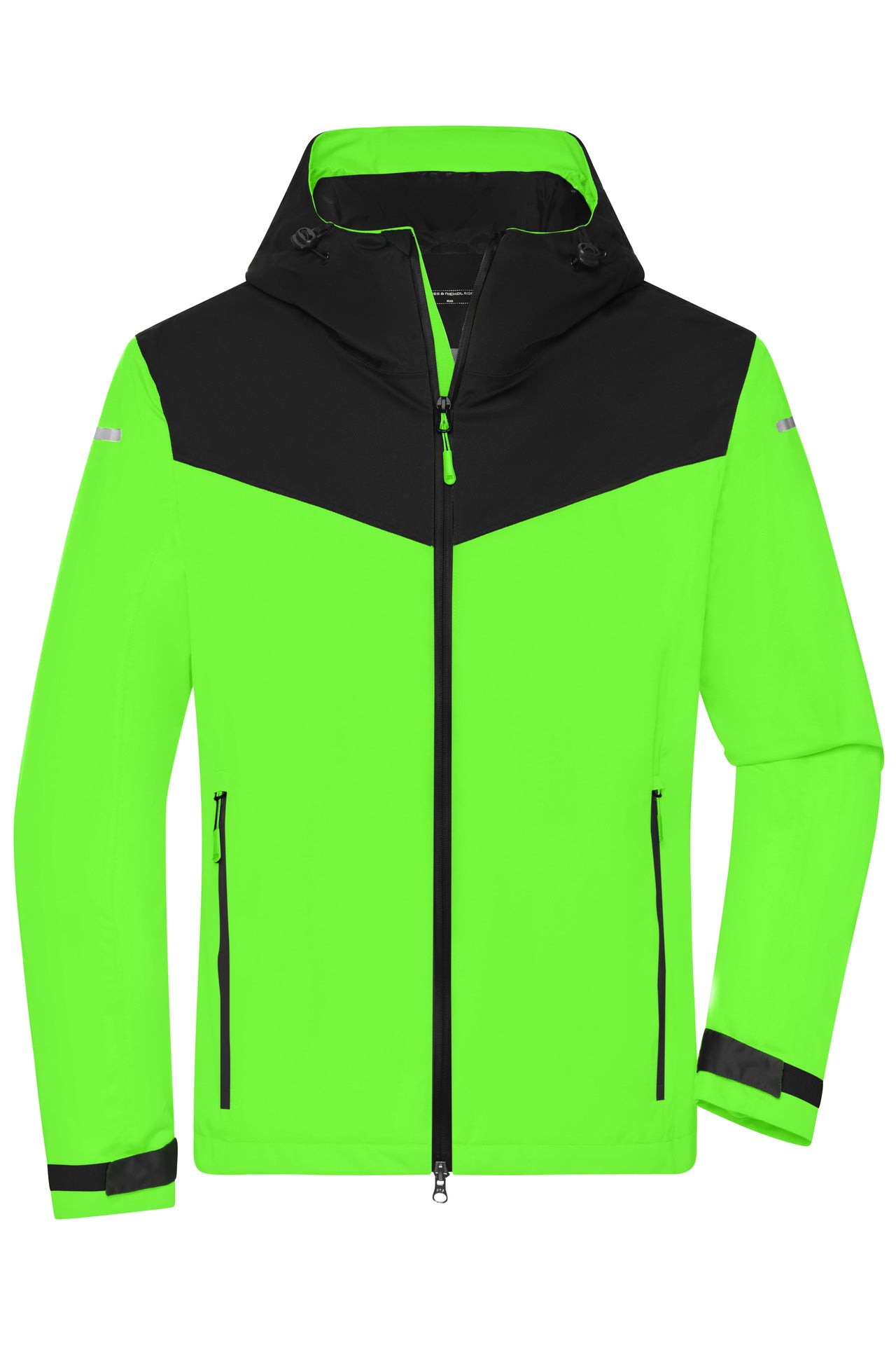 JN1180 - Men's Allweather Jacket in bright-green/black Größe S von Daiber