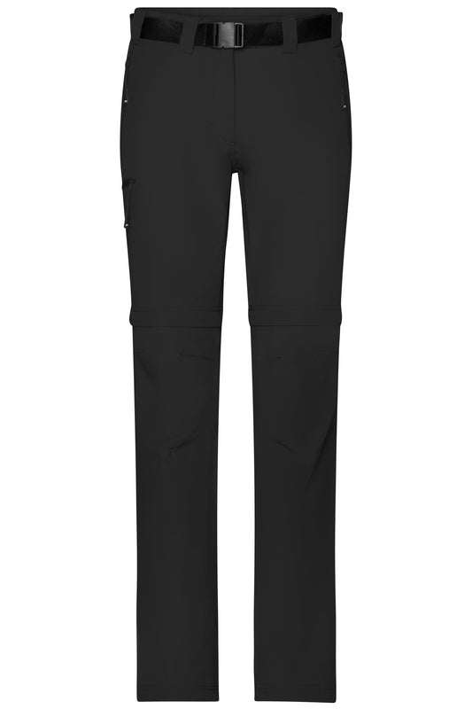 JN1201 - Ladies' Zip-Off Trekking Pants in black Größe XS von Daiber