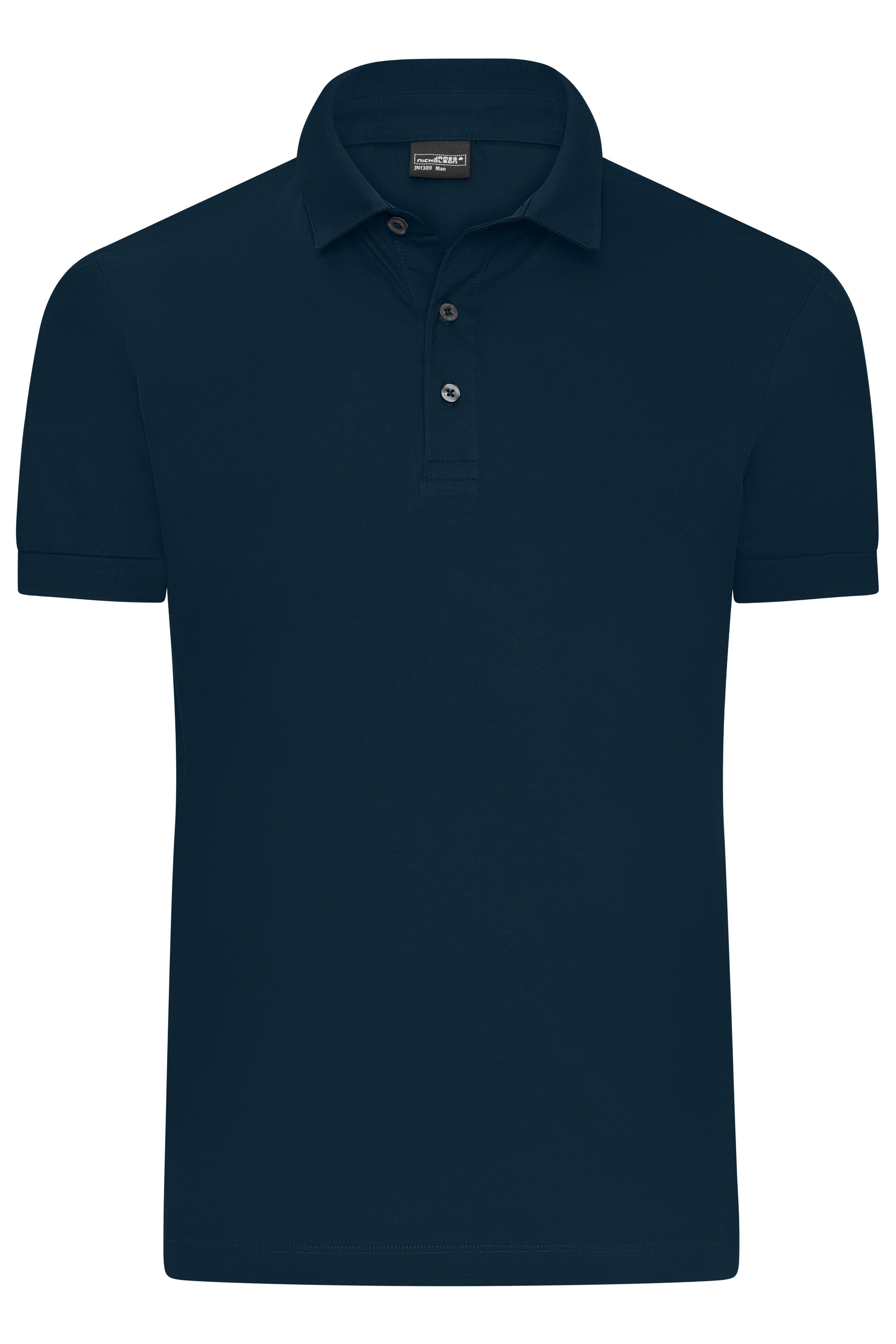JN1300 - Men's Mercerised Polo in navy Größe S von Daiber