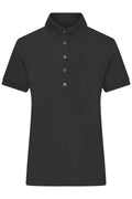 JN1301 - Ladies' Mercerised Polo in black Größe XS von Daiber