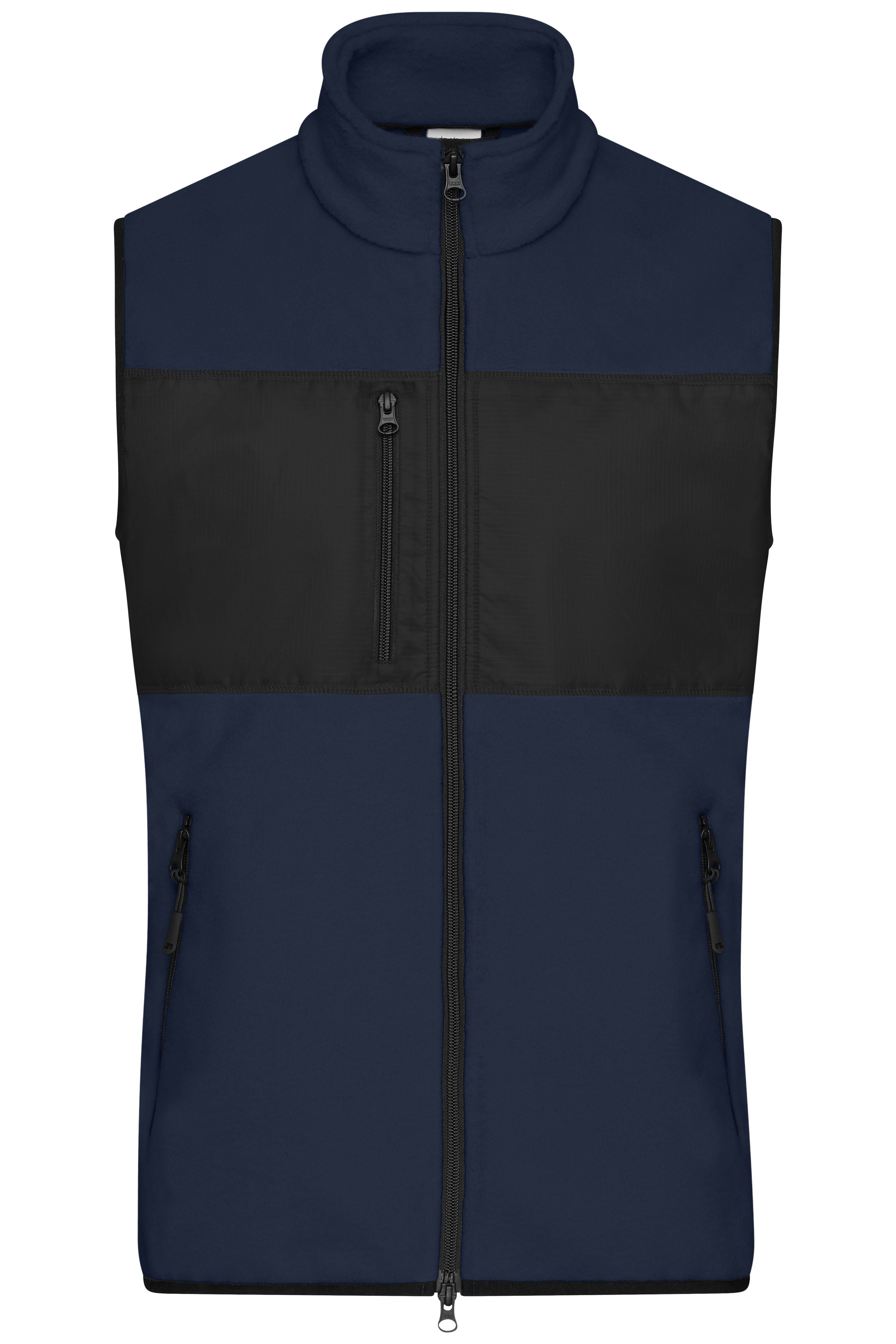JN1310 - Men's Fleece Vest in navy/black Größe S von Daiber