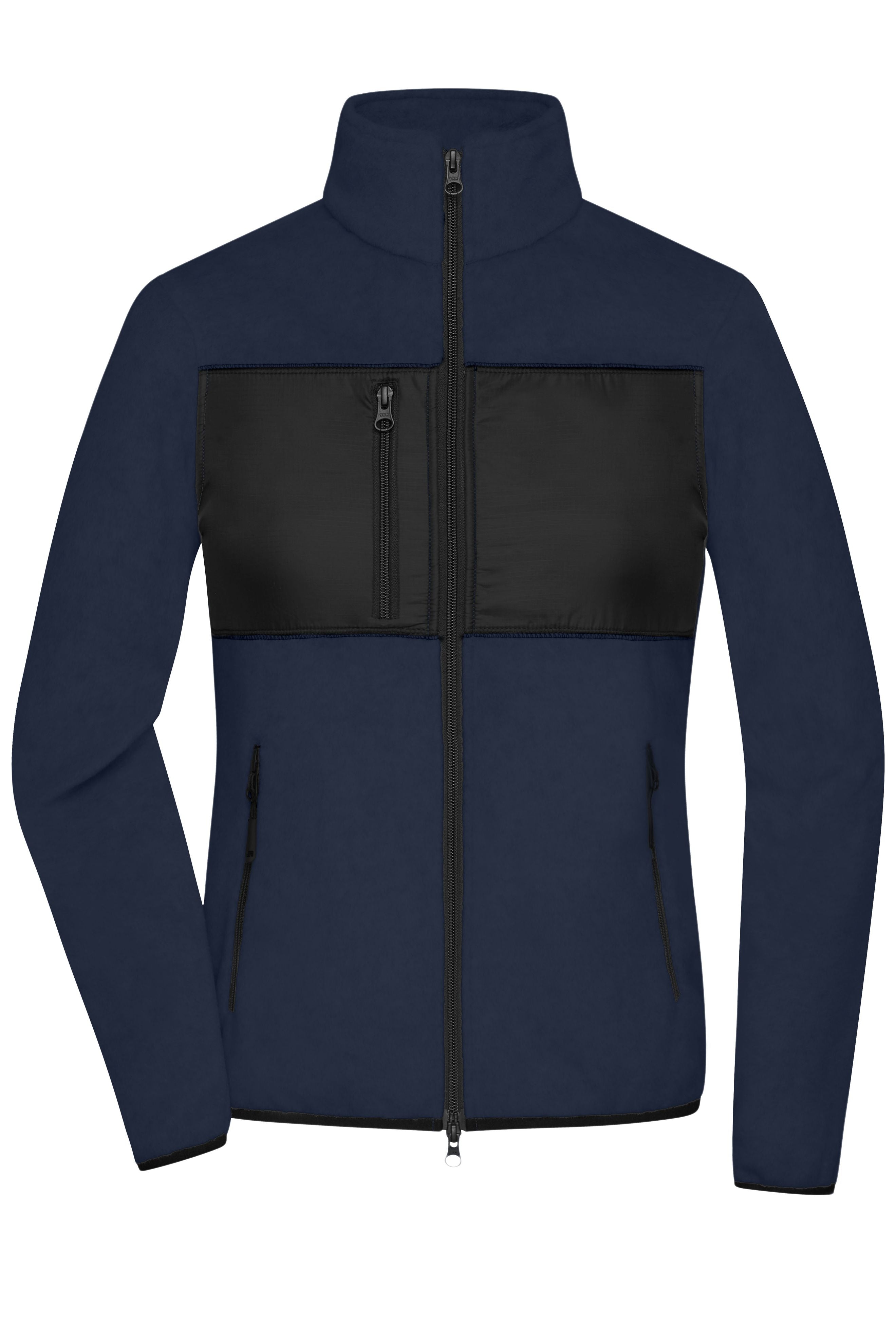 JN1311 - Ladies' Fleece Jacket in navy/black Größe XS von Daiber