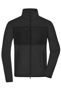 JN1312 - Men's Fleece Jacket in black/black Größe S von Daiber