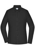 JN1371 - Ladies' Shirt - SLIM FIT - in black Größe XS von Daiber