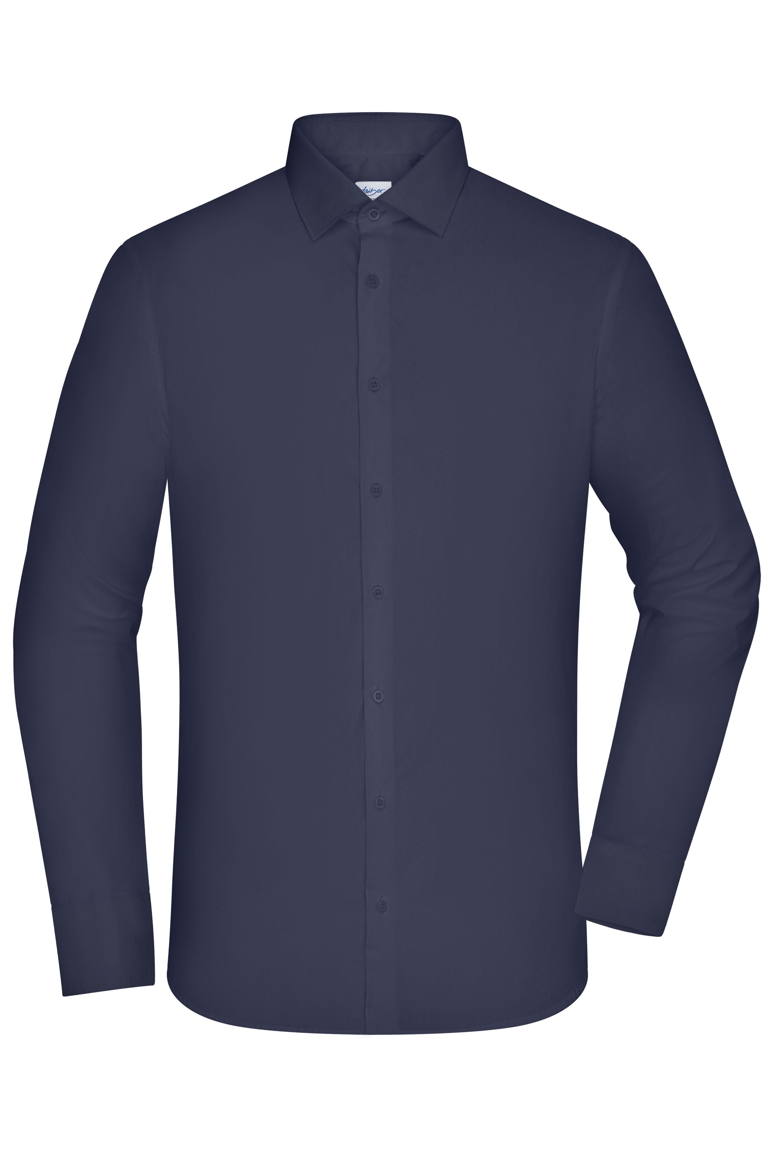 JN1372 - Men's Shirt - SLIM FIT - in navy Größe S von Daiber
