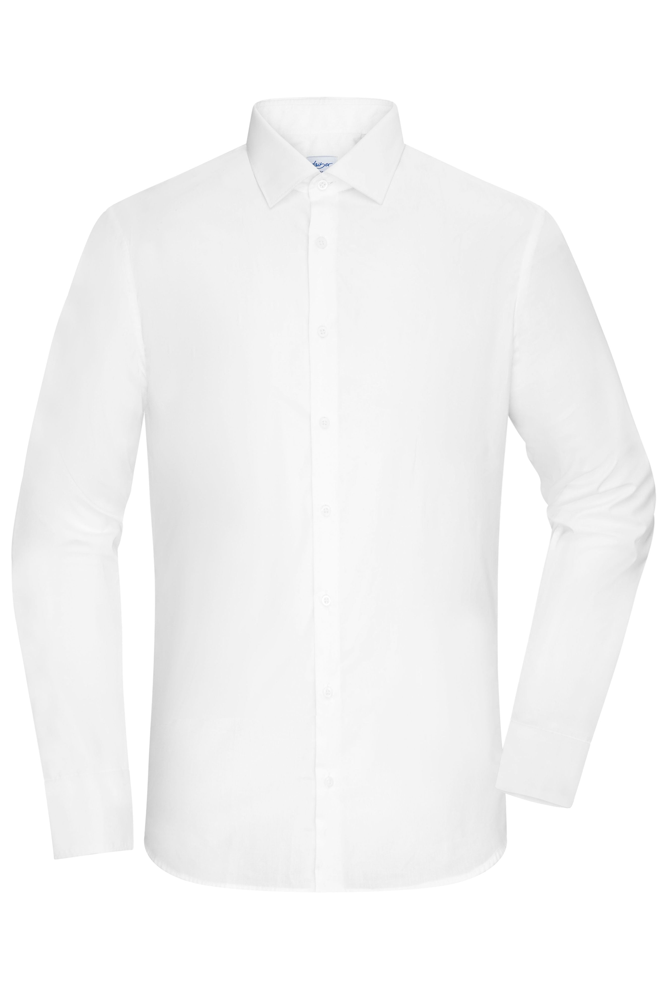 JN1372 - Men's Shirt - SLIM FIT - in white Größe S von Daiber