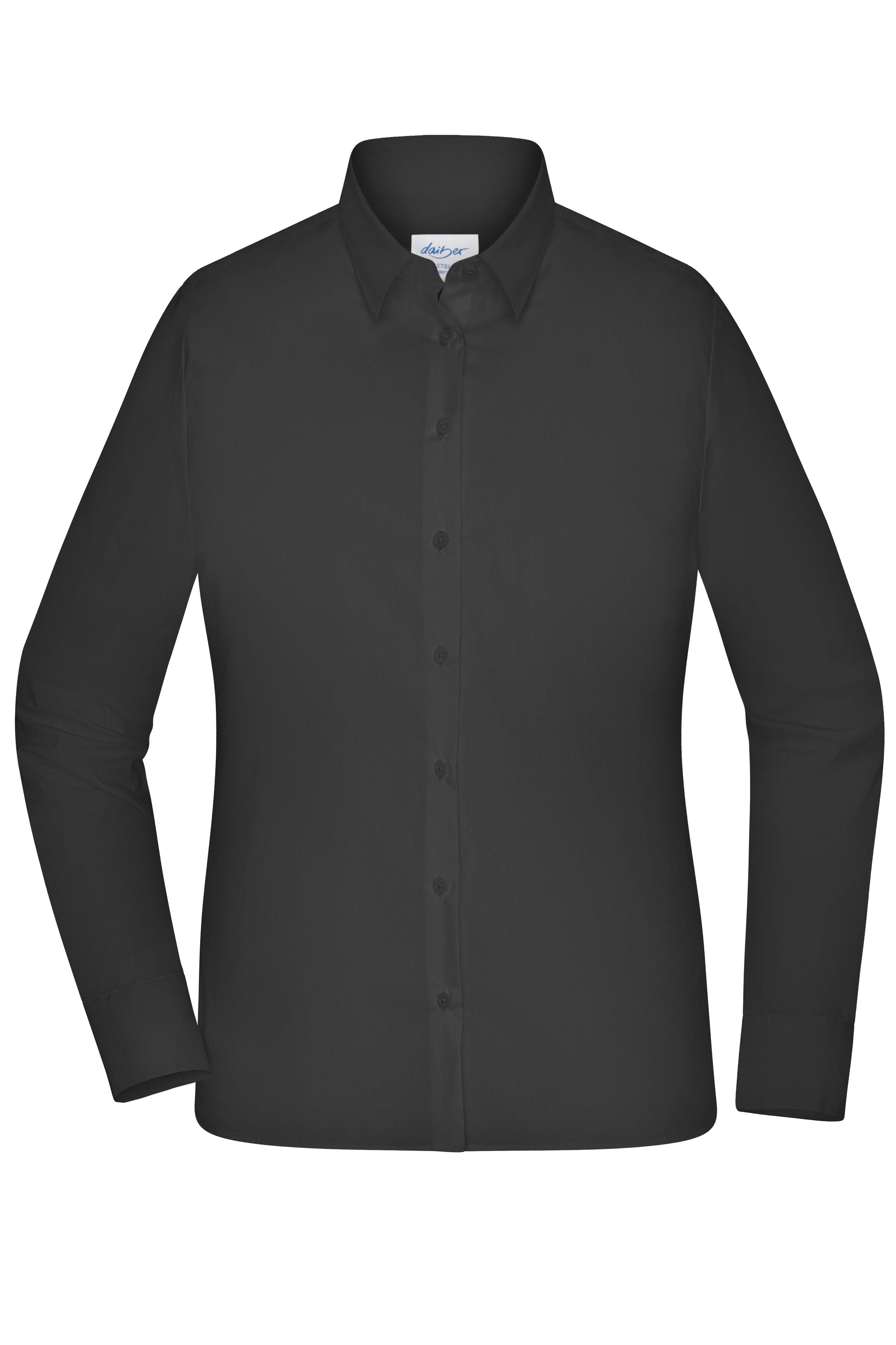 JN1373 - Ladies' Shirt - MODERN FIT - in black Größe XS von Daiber