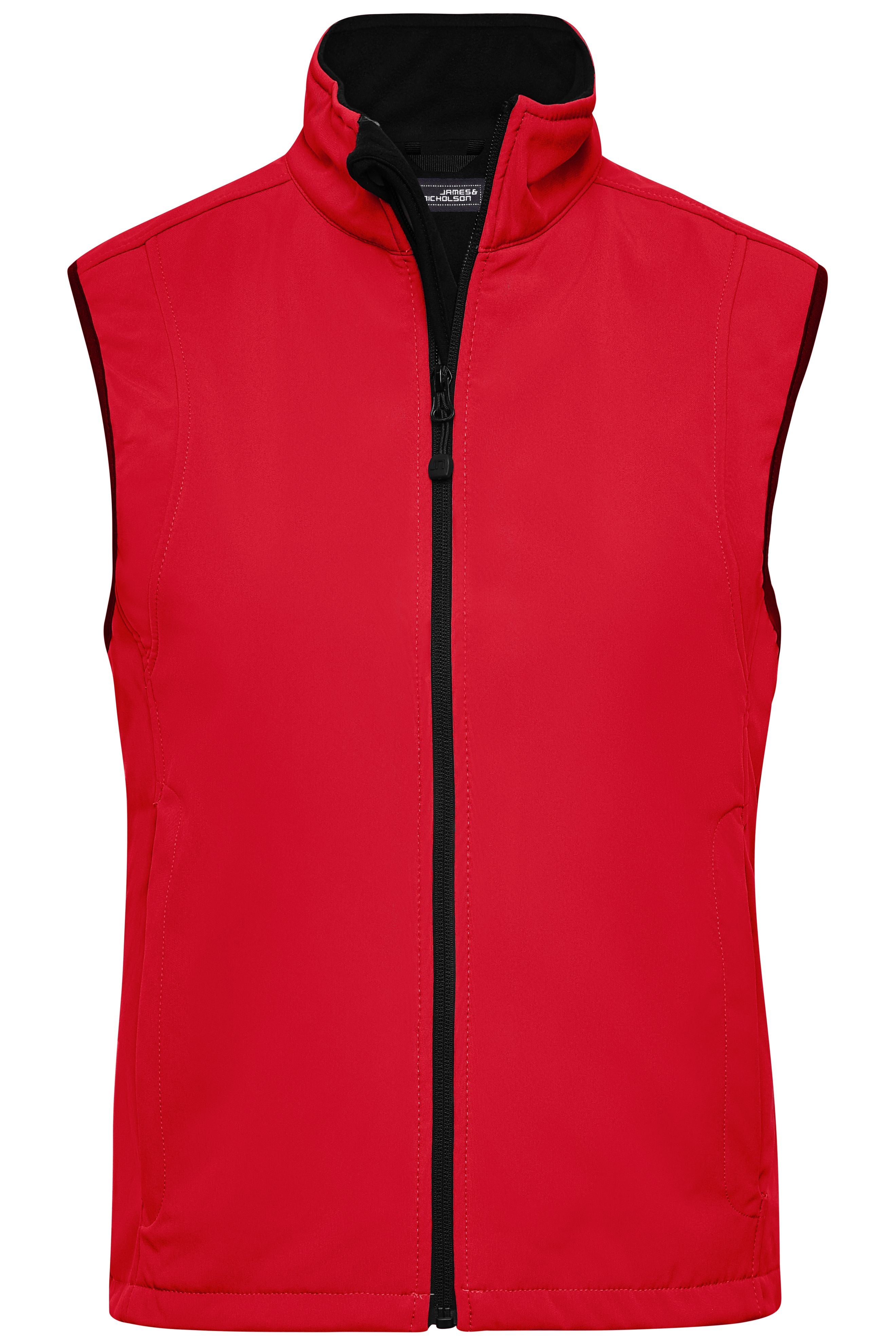 JN138 - Ladies' Softshell Vest in red Größe S von Daiber
