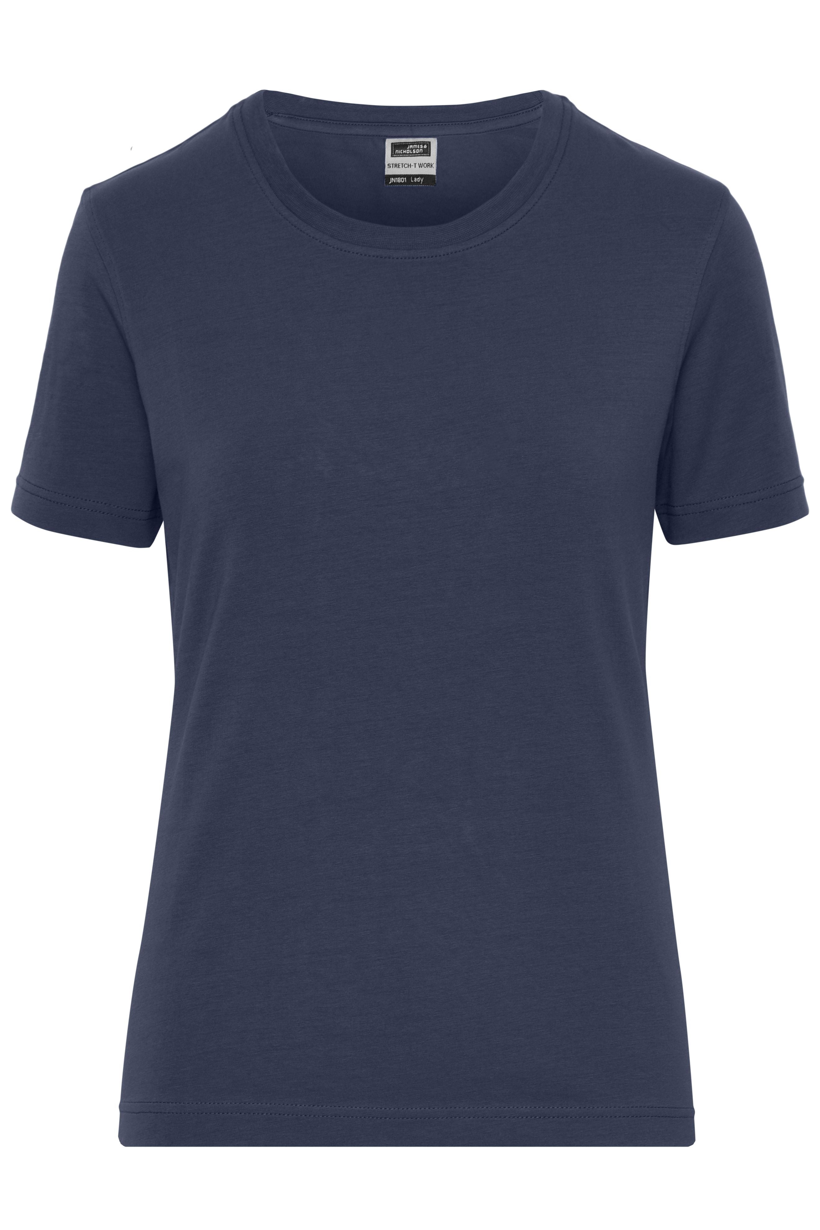 JN1801 - Ladies' BIO Stretch-T Work - SOLID - in navy Größe XS von Daiber
