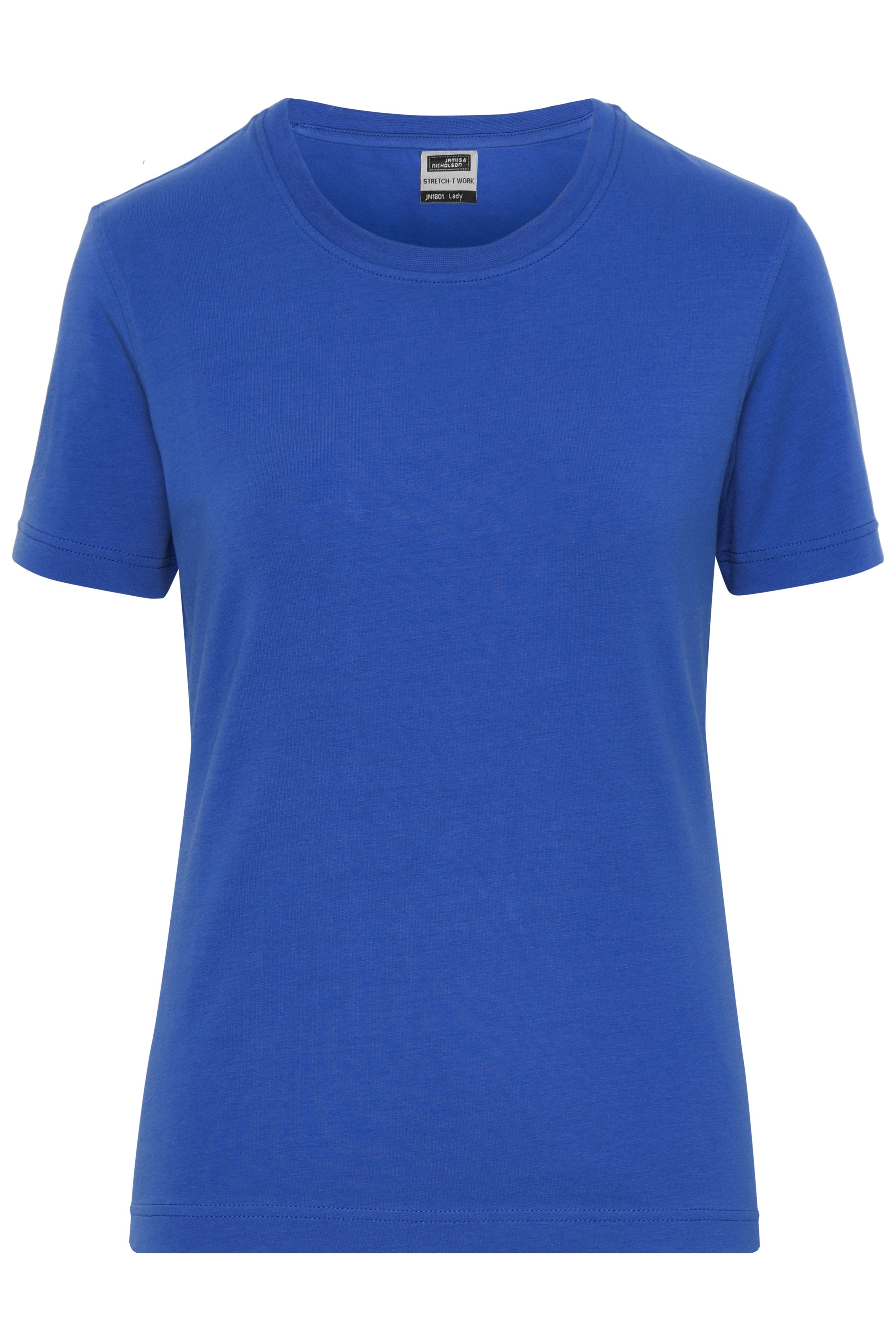 JN1801 - Ladies' BIO Stretch-T Work - SOLID - in royal Größe XS von Daiber
