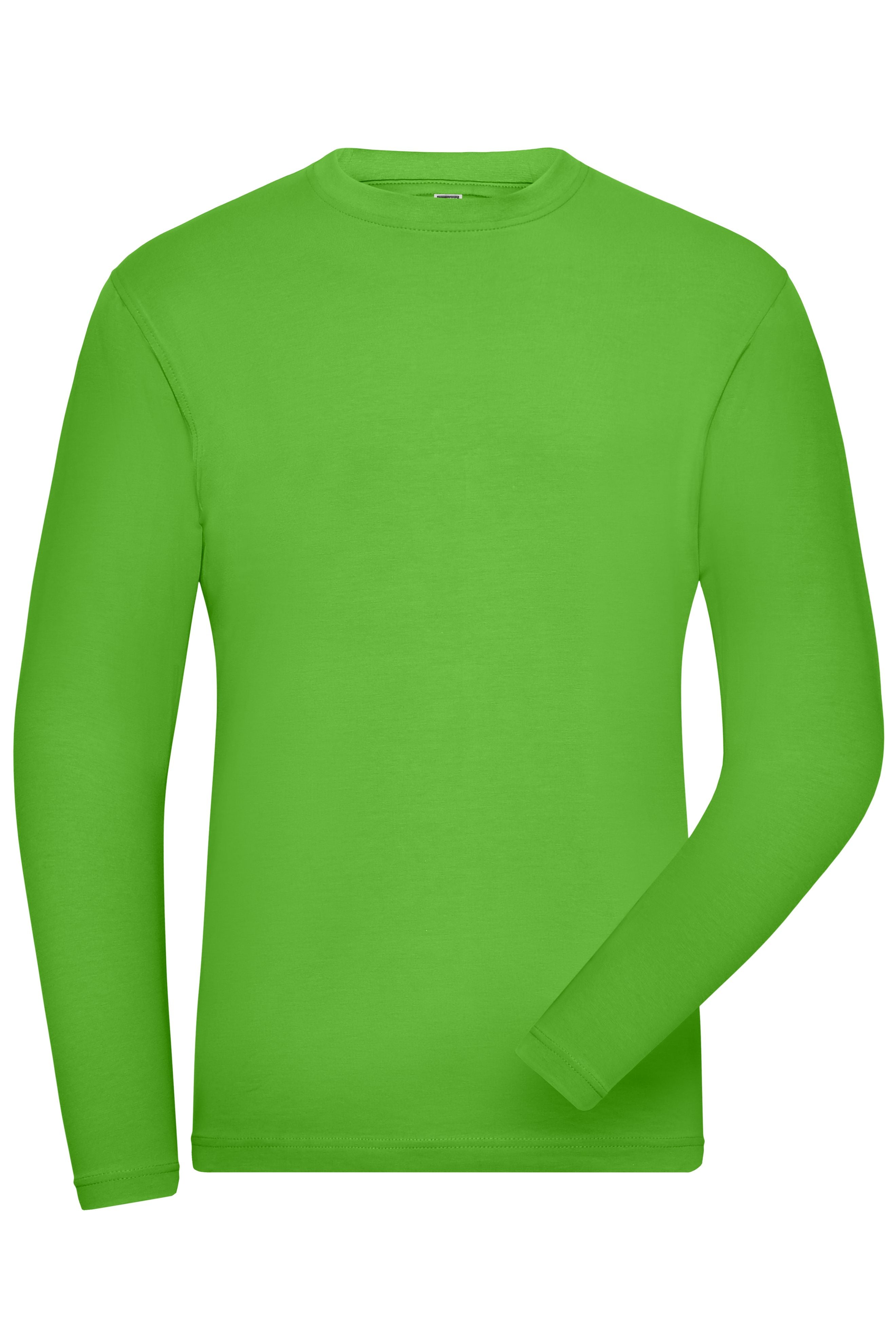 JN1804 - Men's BIO Stretch-Longsleeve Work - SOLID - in lime-green Größe XS von Daiber