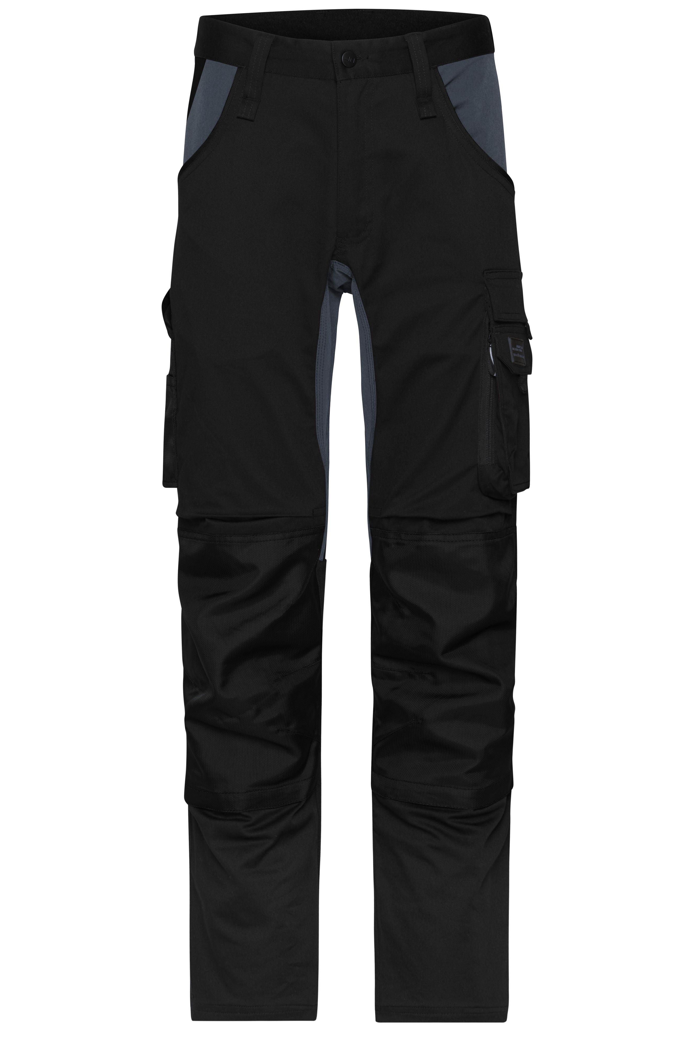 JN1812 - Workwear Stretch-Pants Slim Line in black/carbon Größe 25 von Daiber