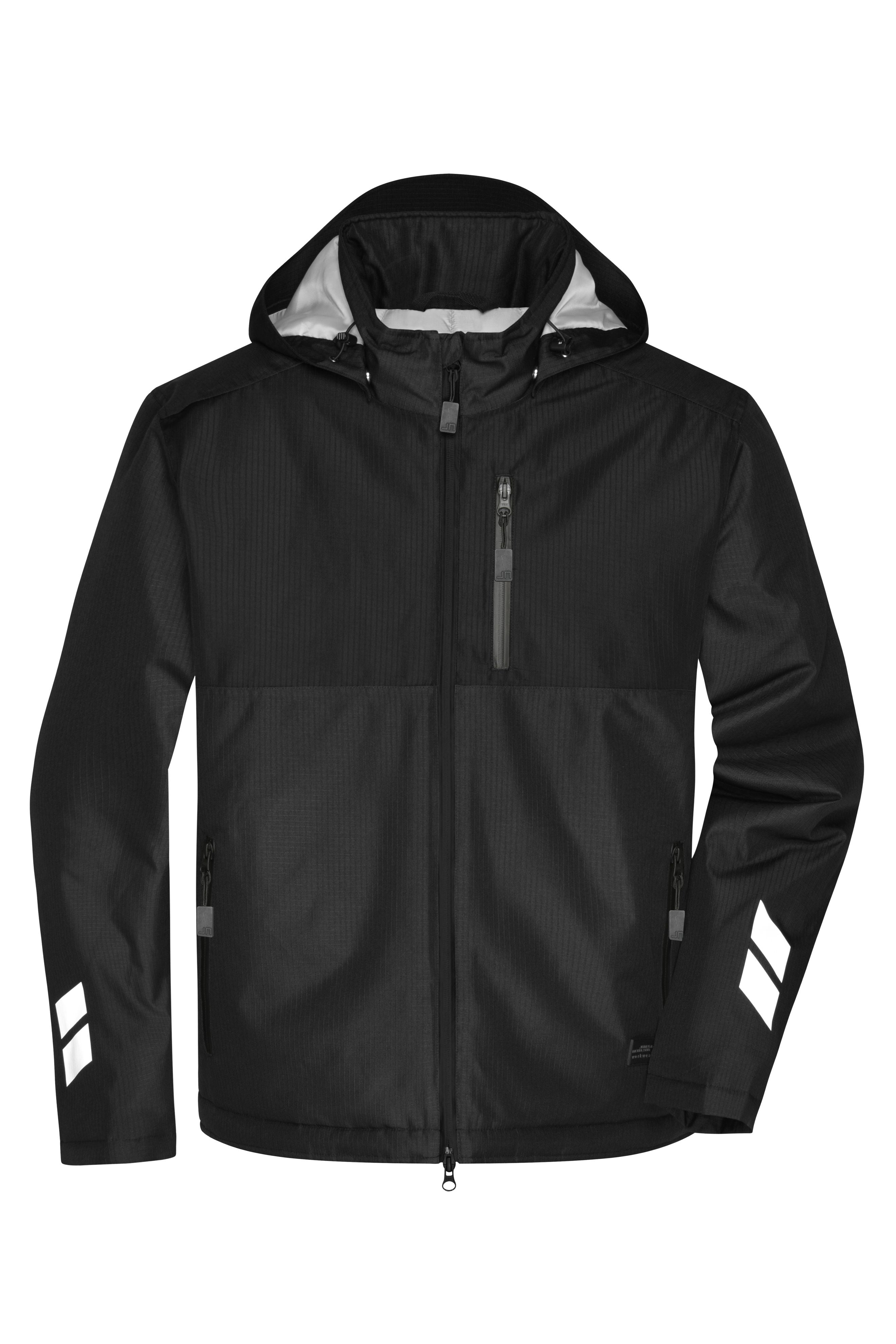 JN1815 - Padded Hardshell Workwear Jacket in black/black Größe XS von Daiber