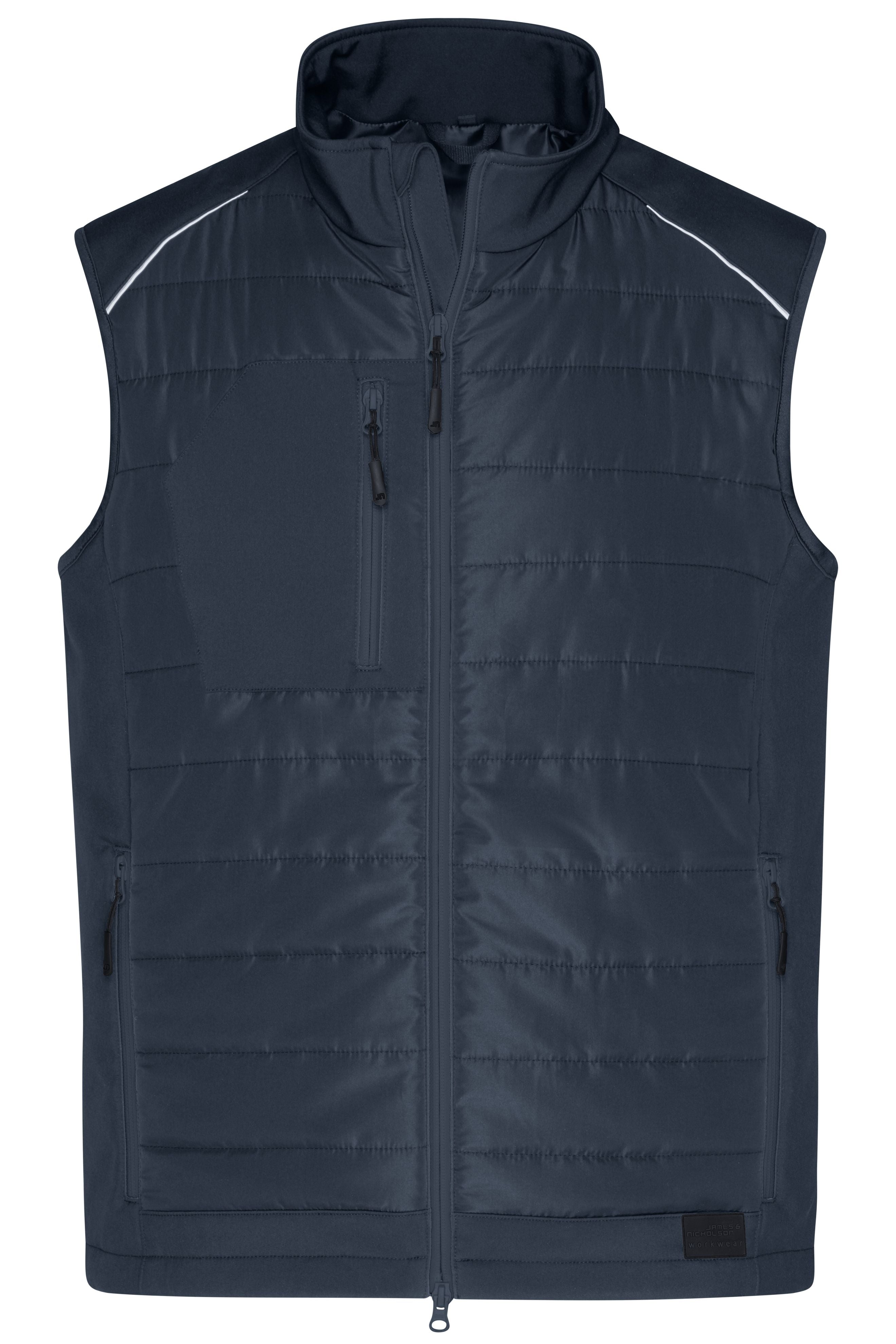 JN1822 - Men's Hybrid Vest in carbon/carbon Größe XS von Daiber