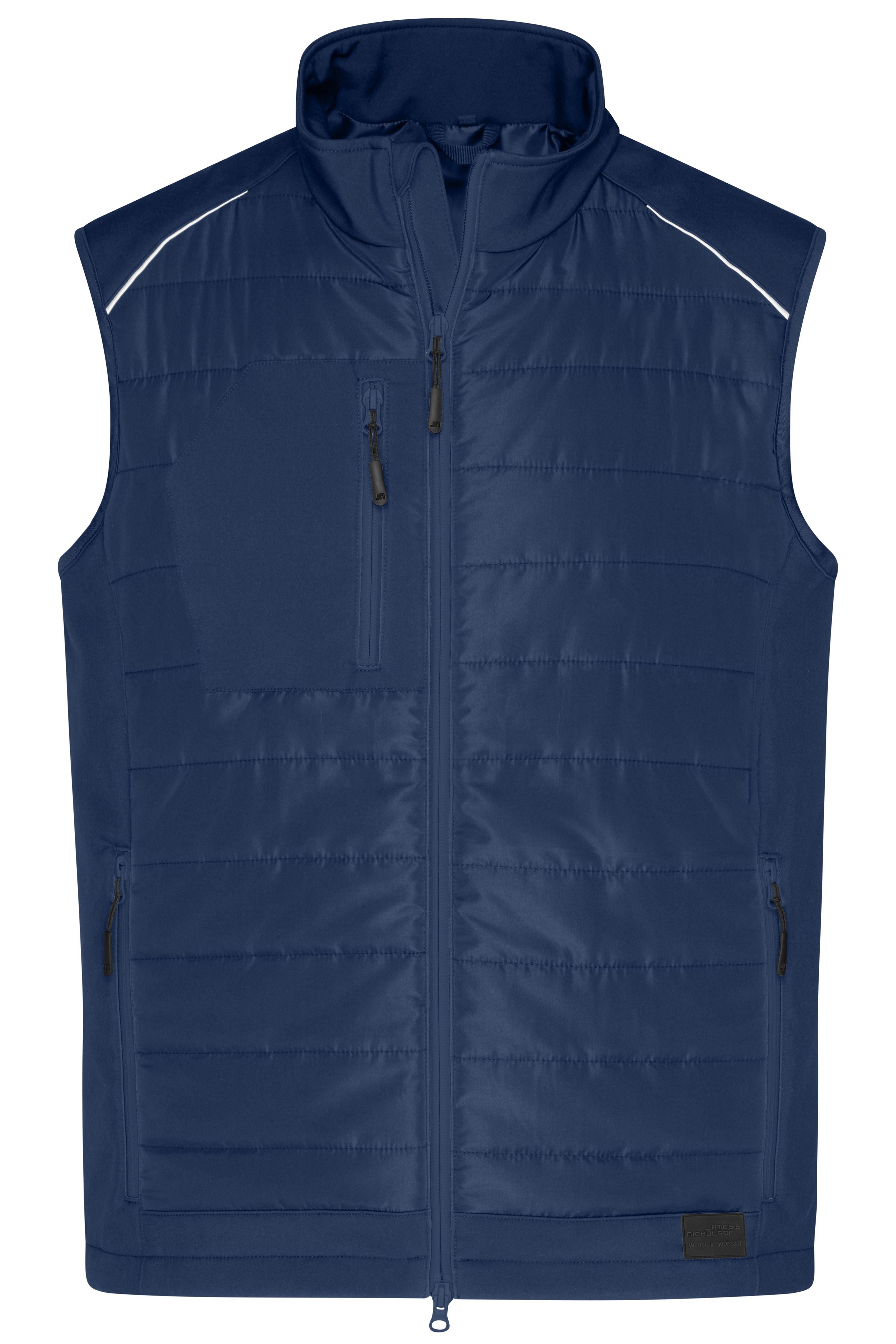 JN1822 - Men's Hybrid Vest in navy/navy Größe XS von Daiber