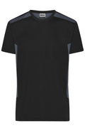 JN1824 - Men's Workwear T-Shirt - STRONG - in black/carbon Größe XS von Daiber