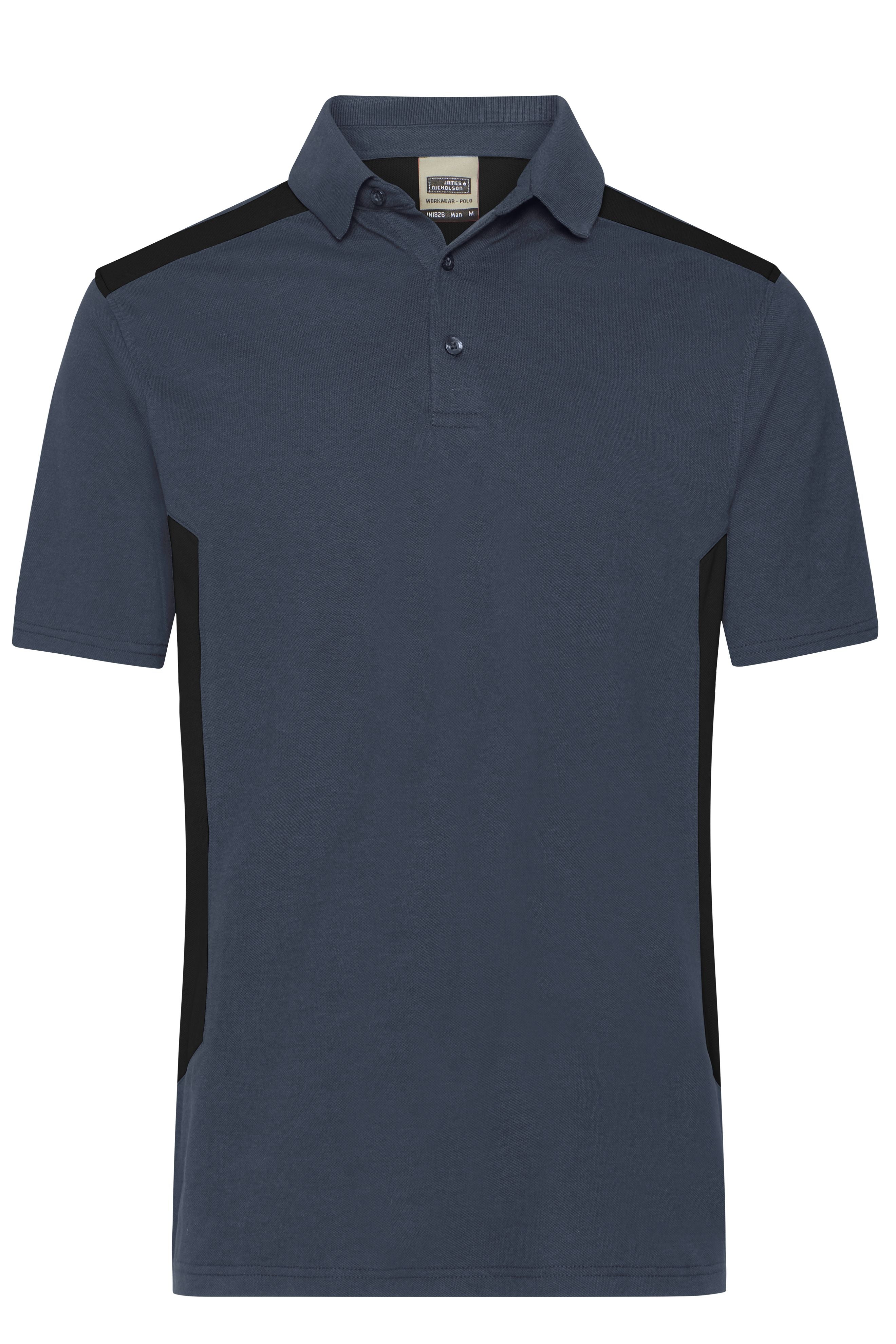 JN1826 - Men's Workwear Polo - STRONG - in carbon/black Größe XS von Daiber